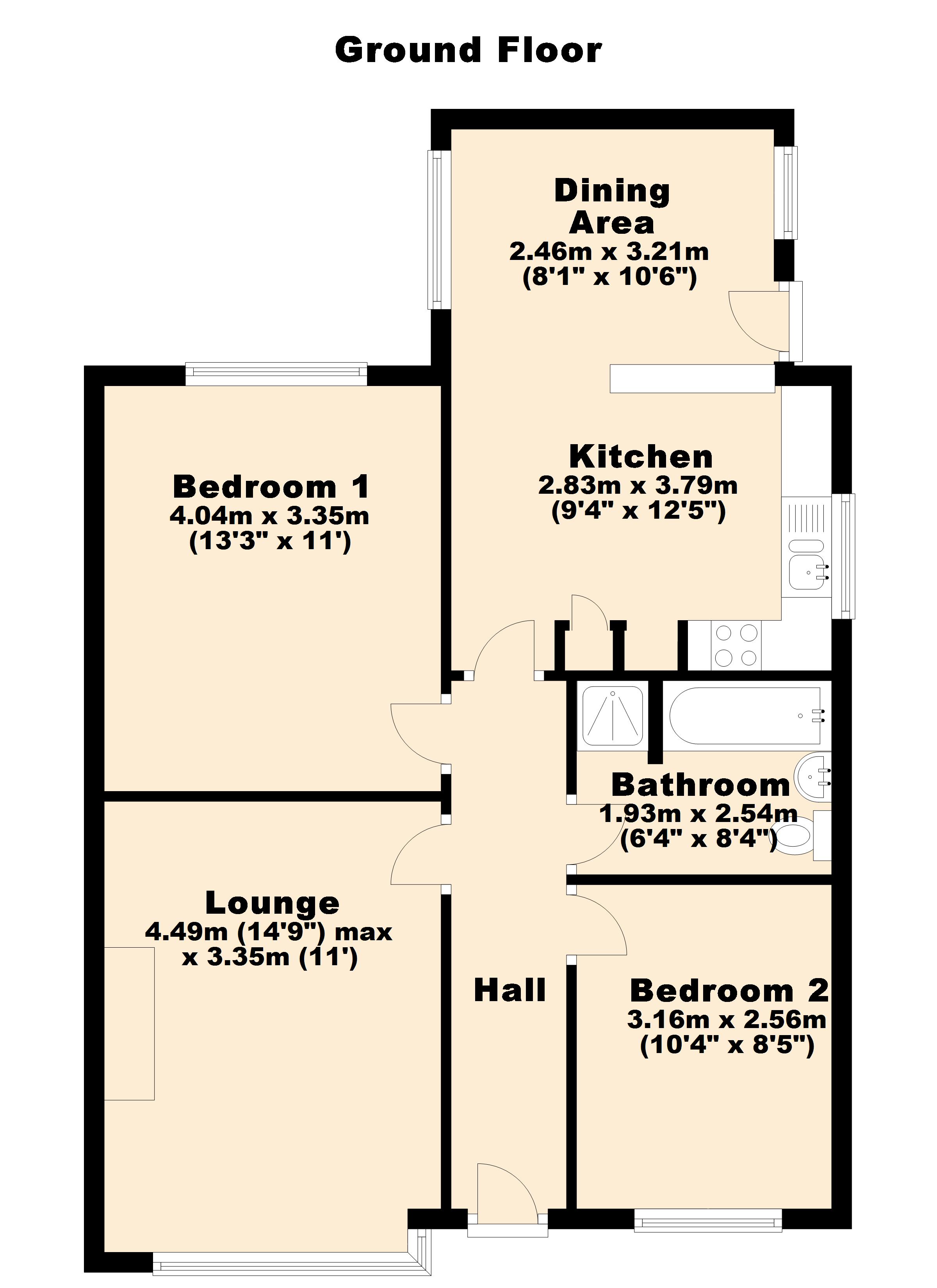 2 Bedrooms Semi-detached bungalow for sale in Birkdale Avenue, Longton, Preston PR4