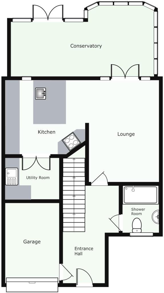 13, Holden Grove, Daventry floorplan