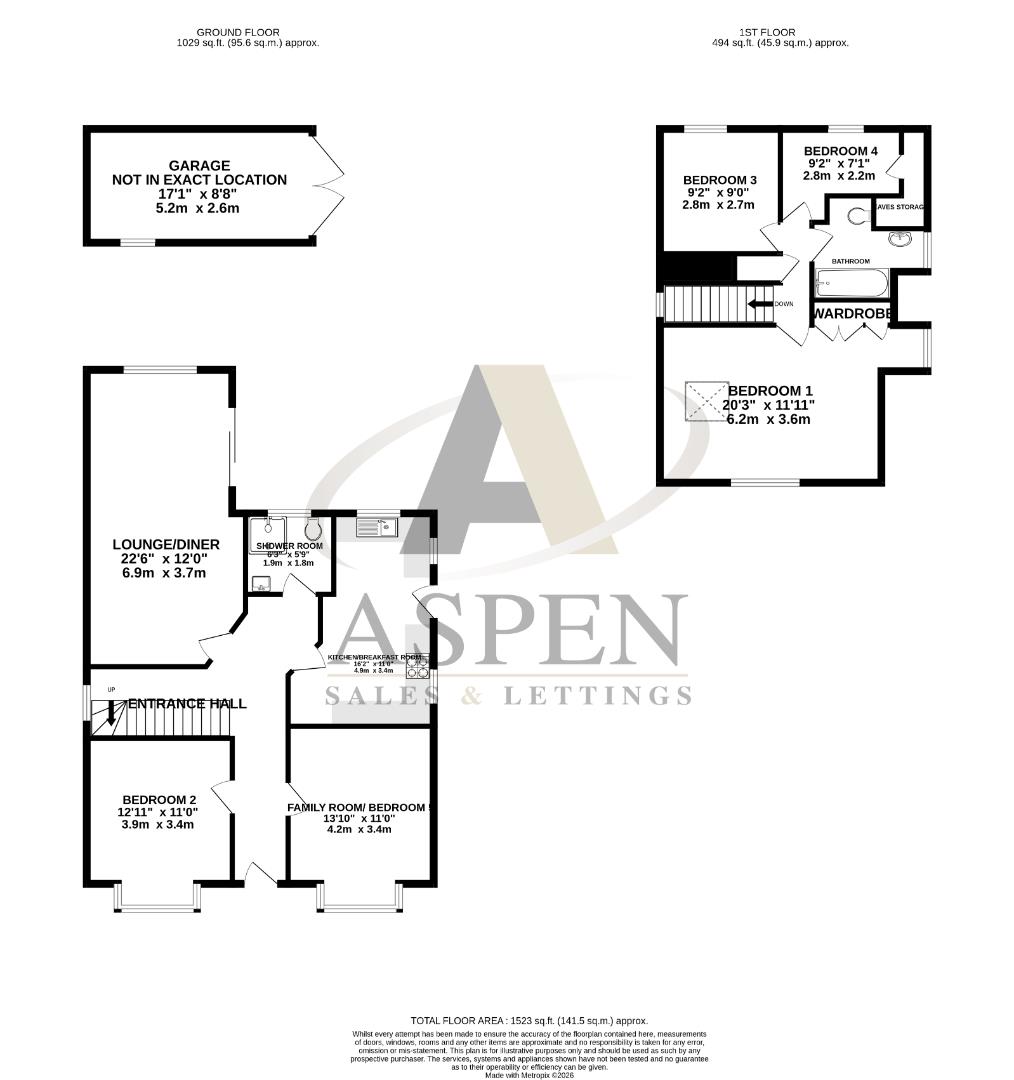 110, Feltham Road, Ashford floorplan