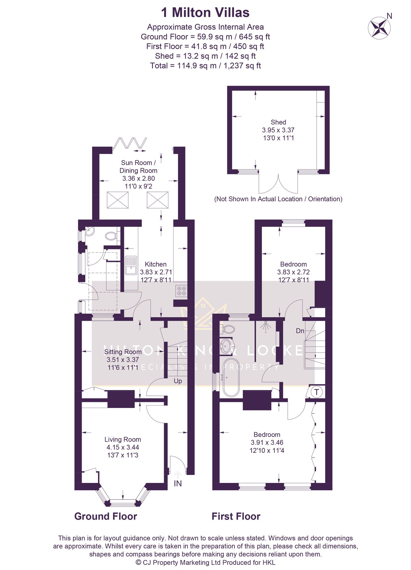 1, Milton Villas, Farnham Royal floorplan