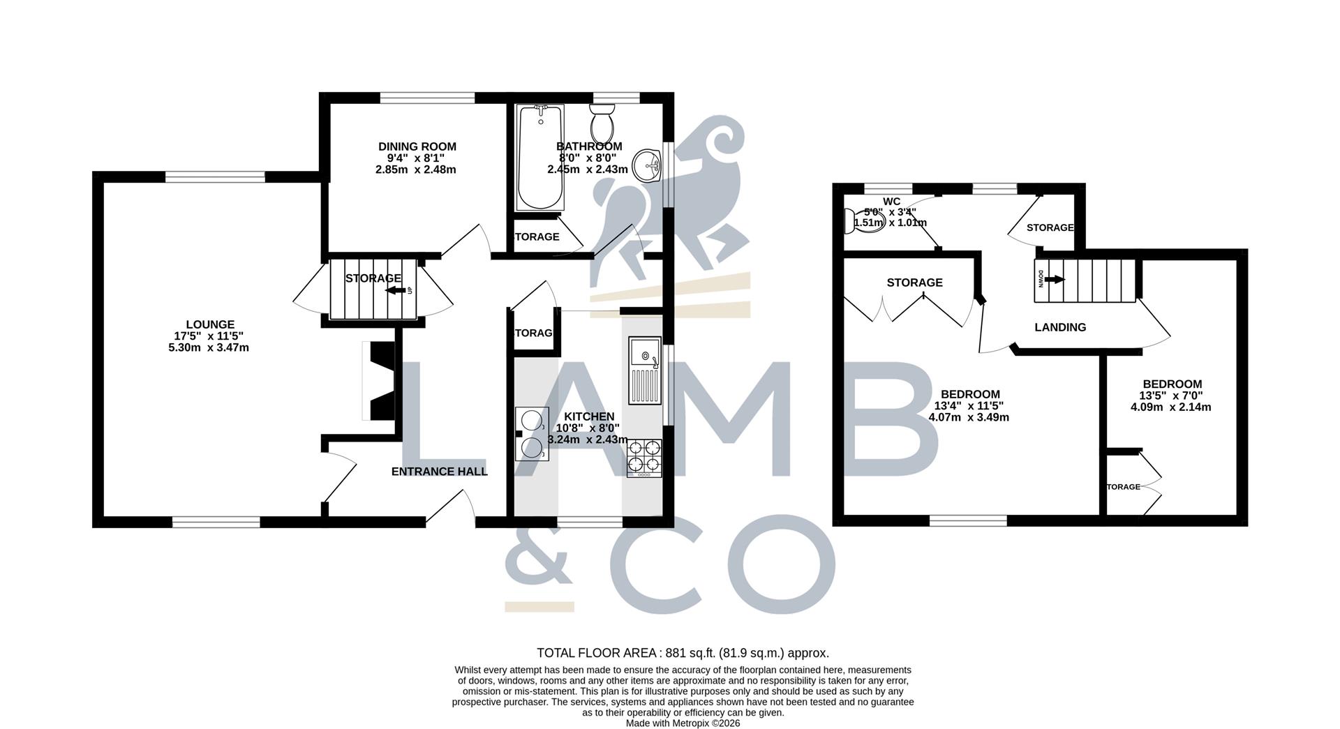 88, Colchester Road, Clacton-On-Sea floorplan