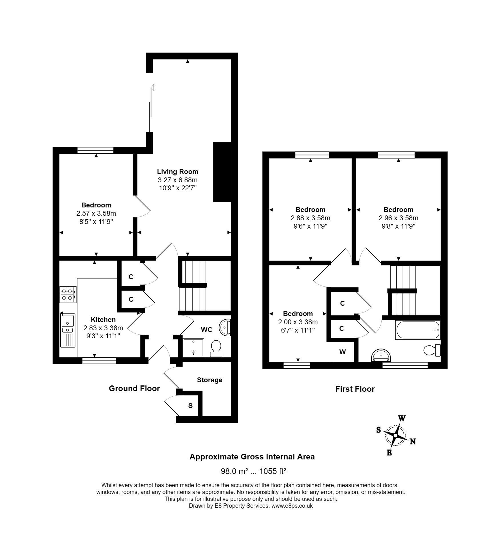 2, Spooner Close, Oxford floorplan