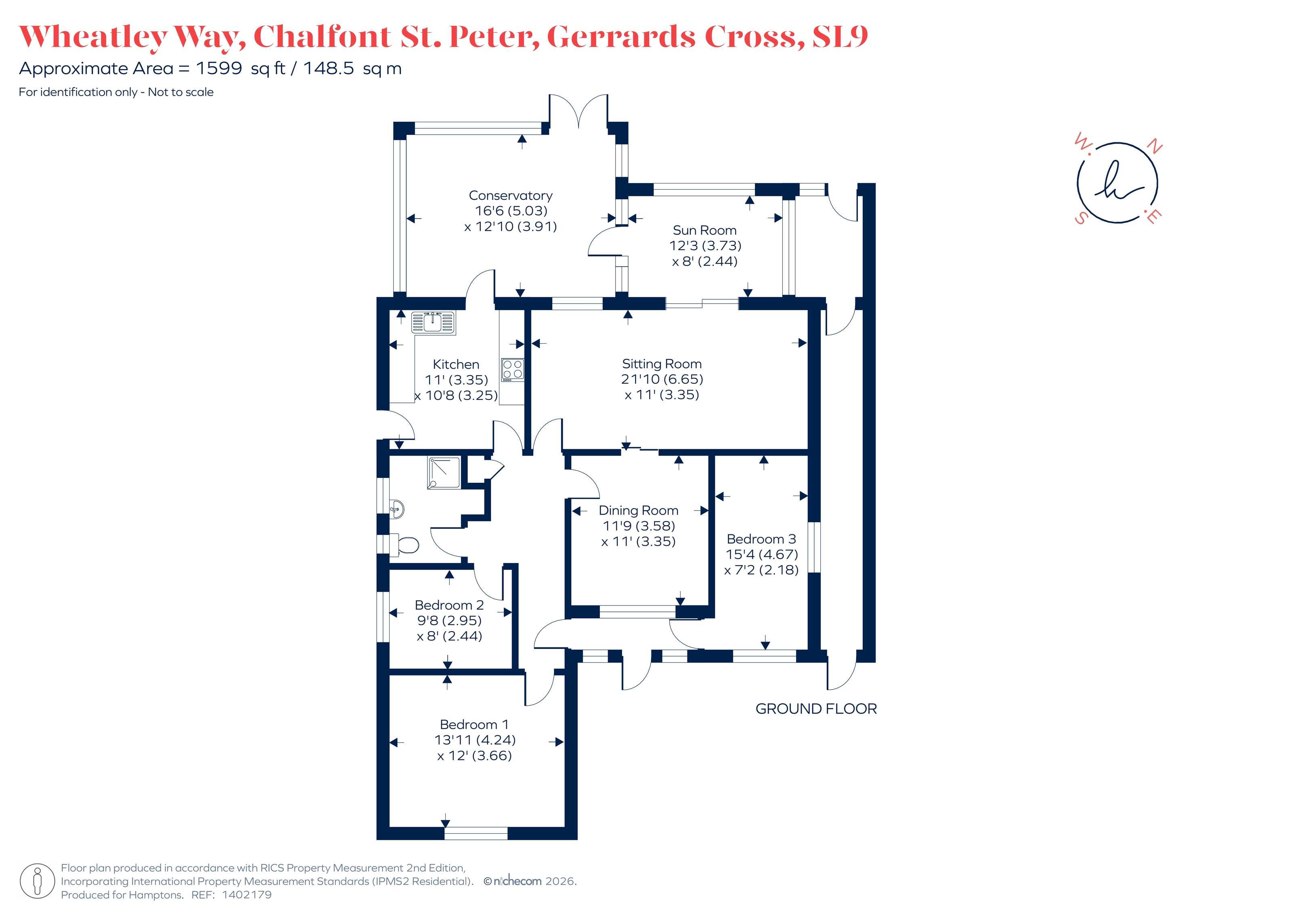 40, Wheatley Way, Gerrards Cross floorplan