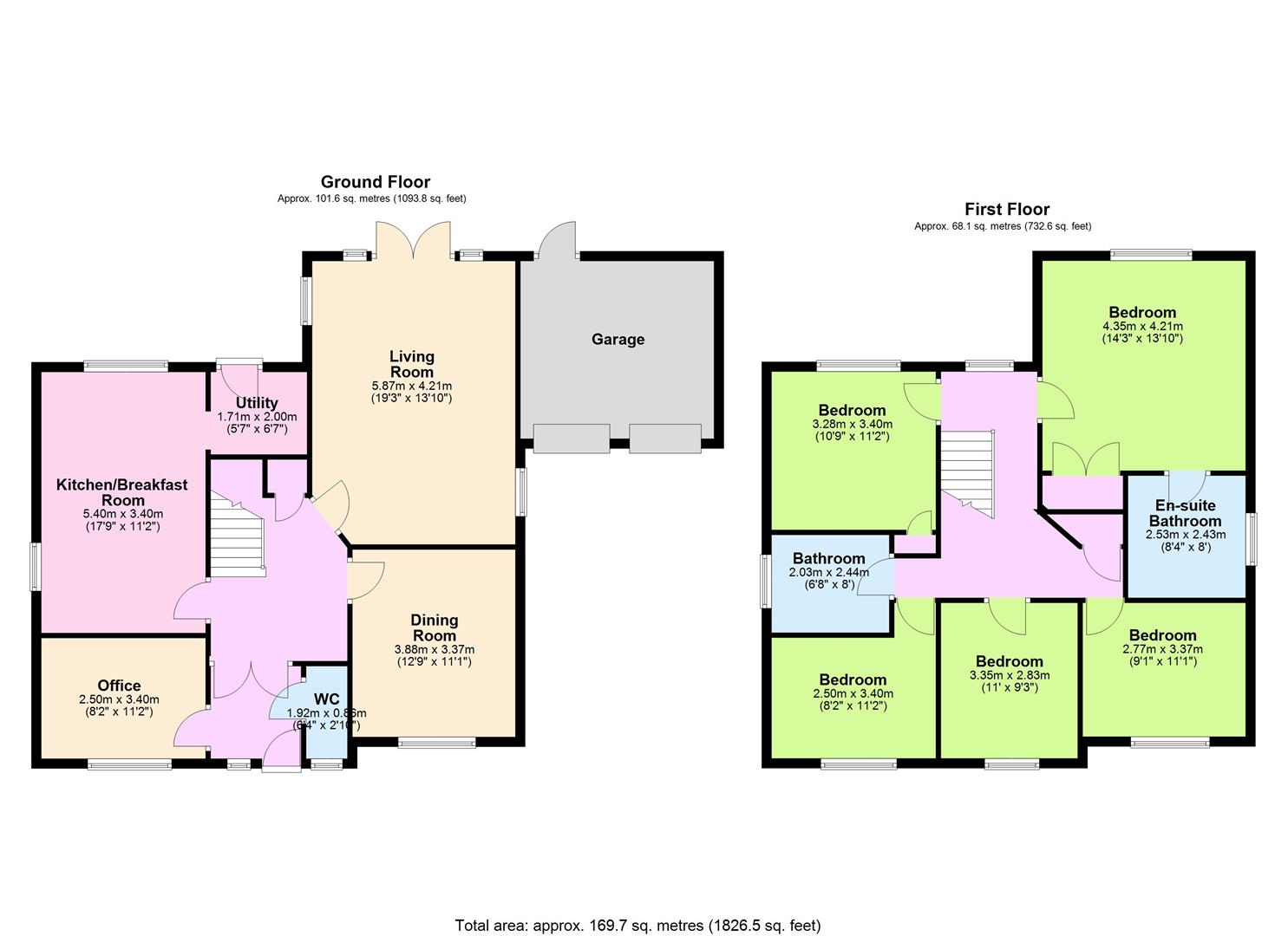 6, Swandean Close, Worthing floorplan