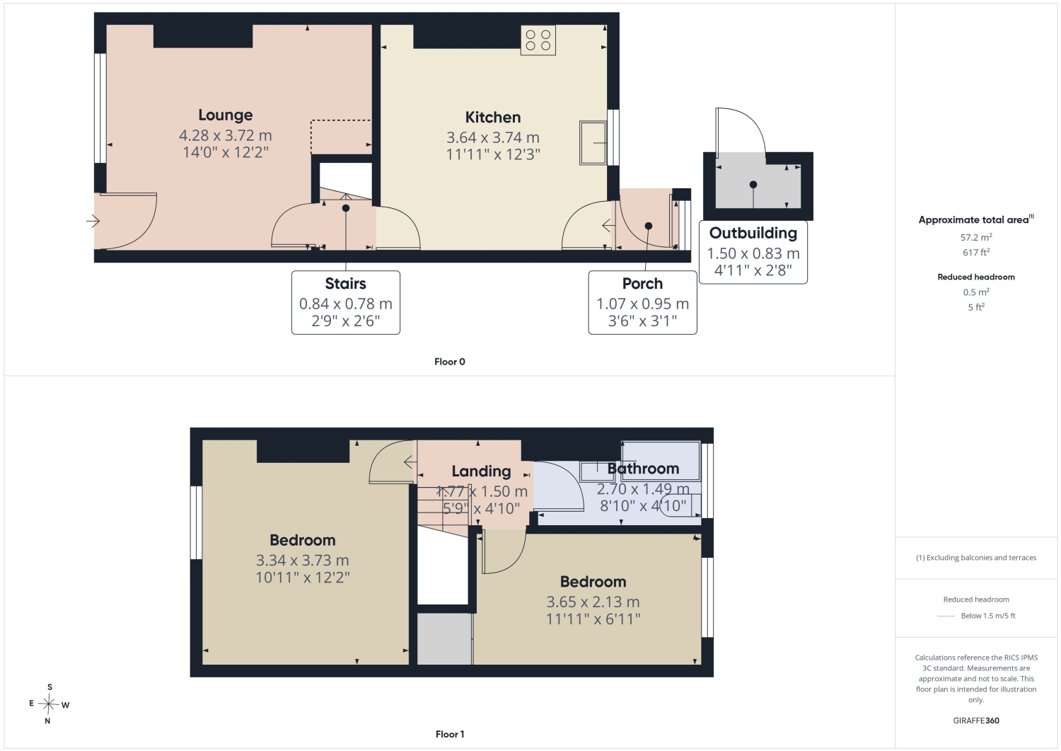 274, Derbyshire Lane, Sheffield floorplan