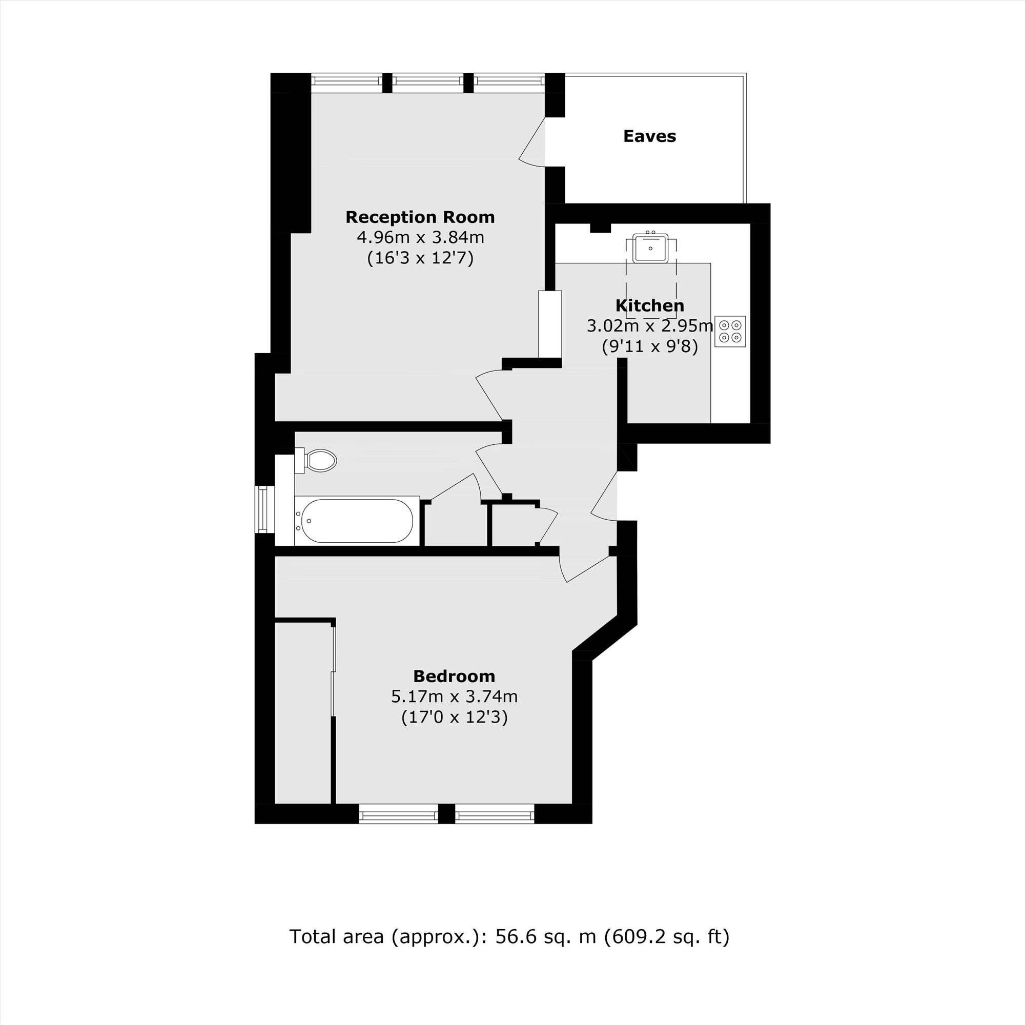 Flat 10, 28, Langley Avenue, Surbiton floorplan