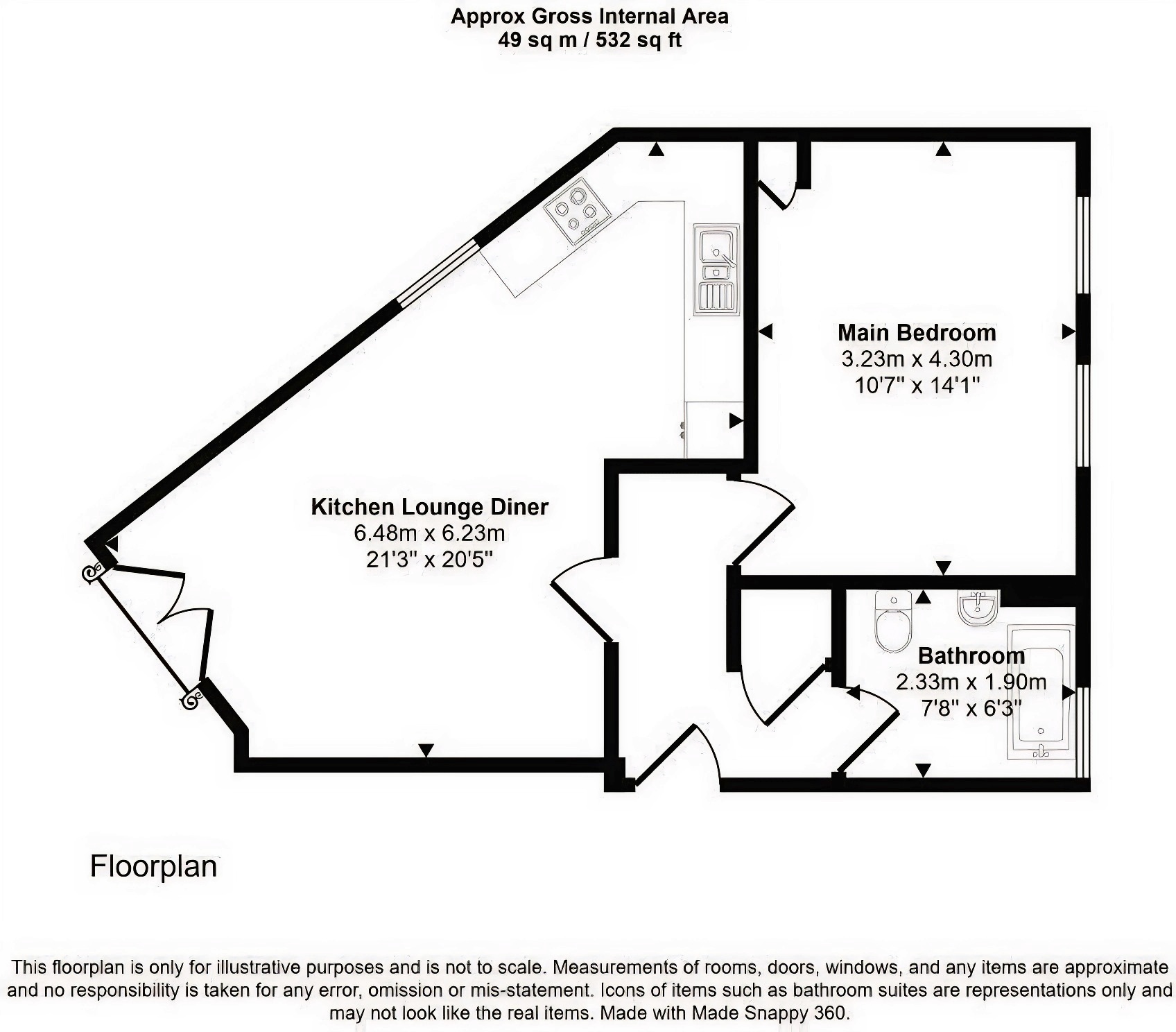 Selsdon Road, South Croydon floorplan