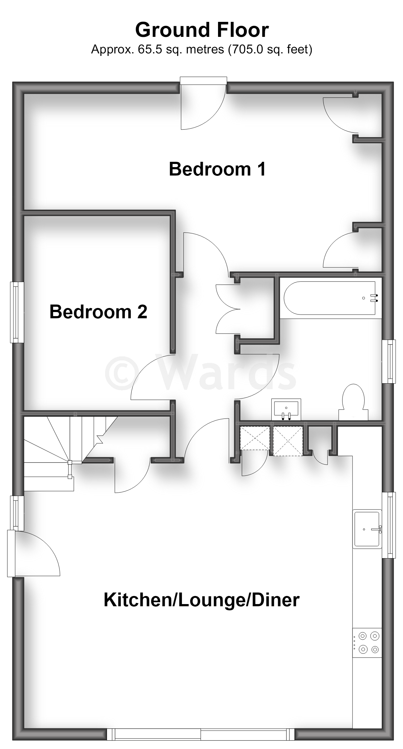 8A, Orchard Drive, Tonbridge floorplan