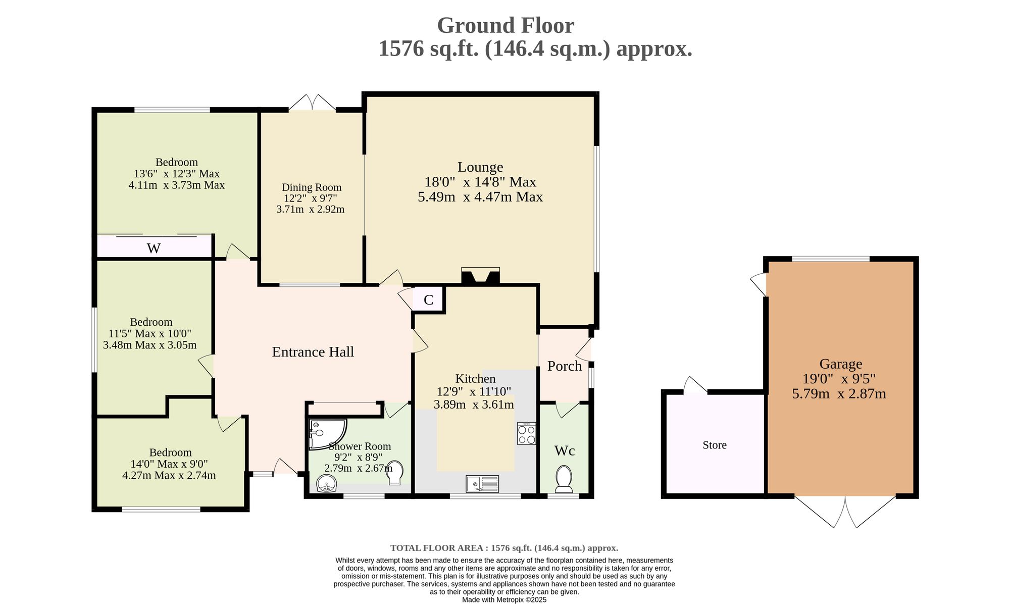 13 Tern Road, Great Yarmouth floorplan