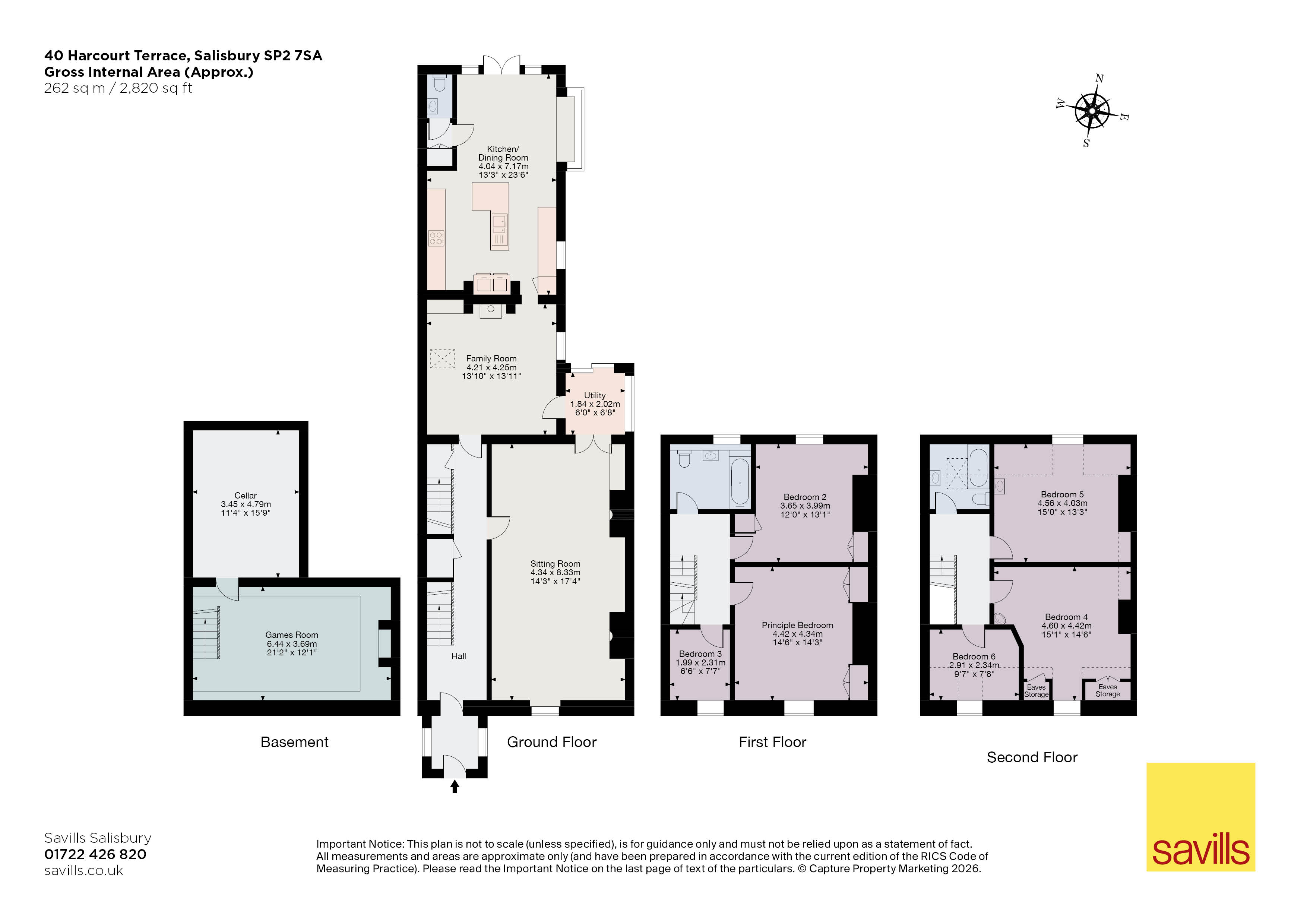 40, Harcourt Terrace, Salisbury floorplan