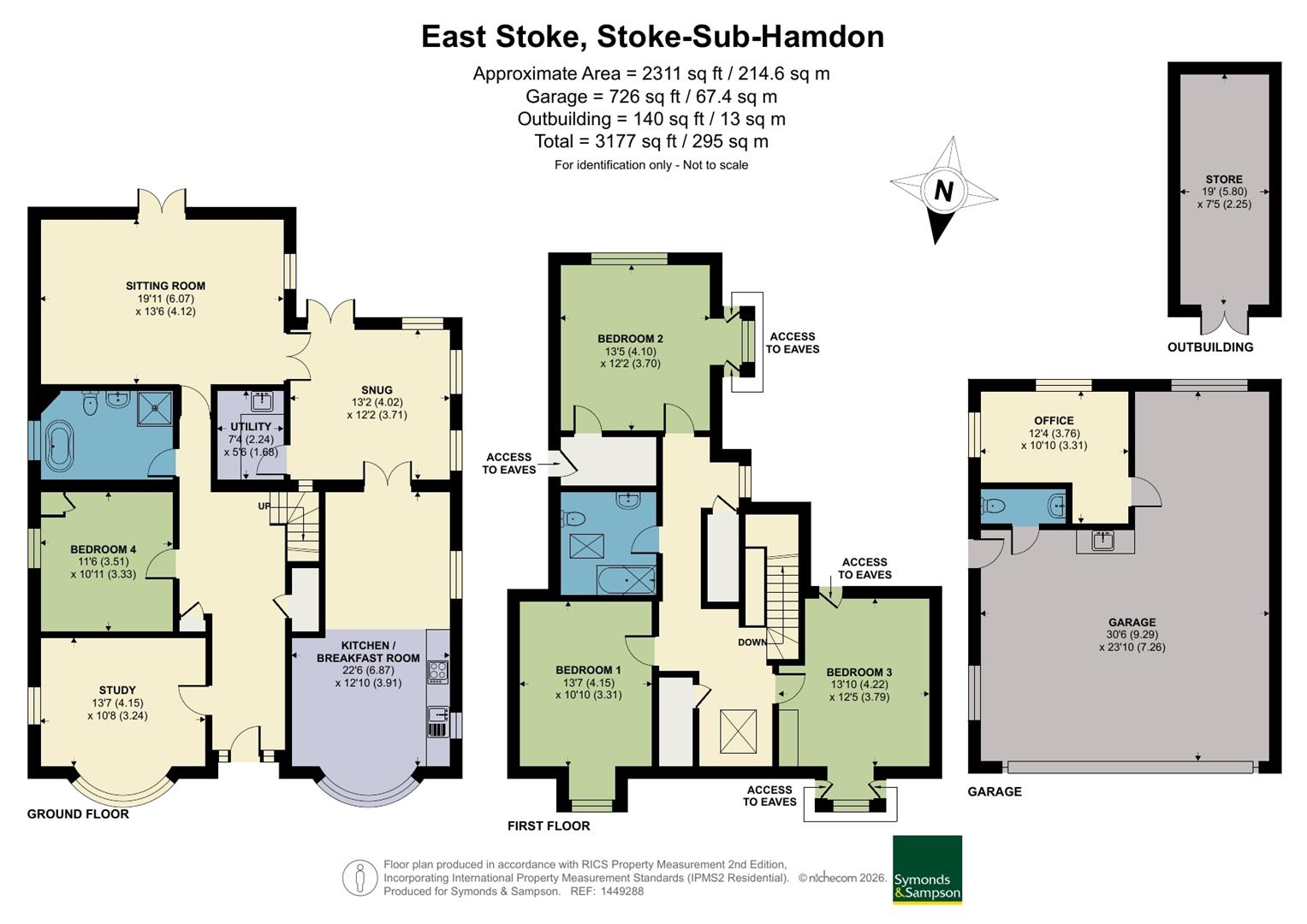 La Chaumiere, Montacute Road, Stoke-Sub-Hamdon floorplan