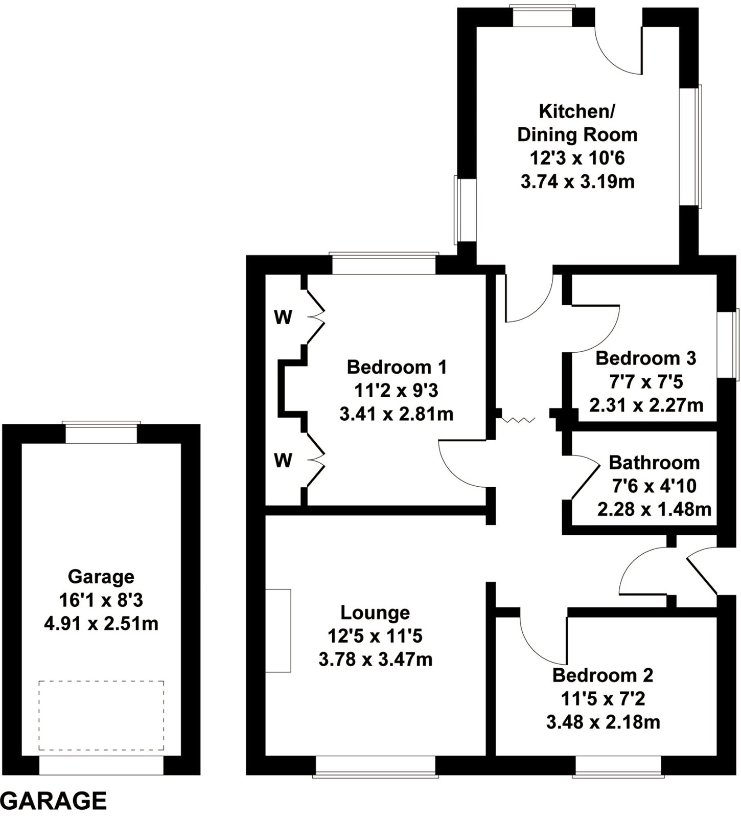 Brookside, Bristol floorplan