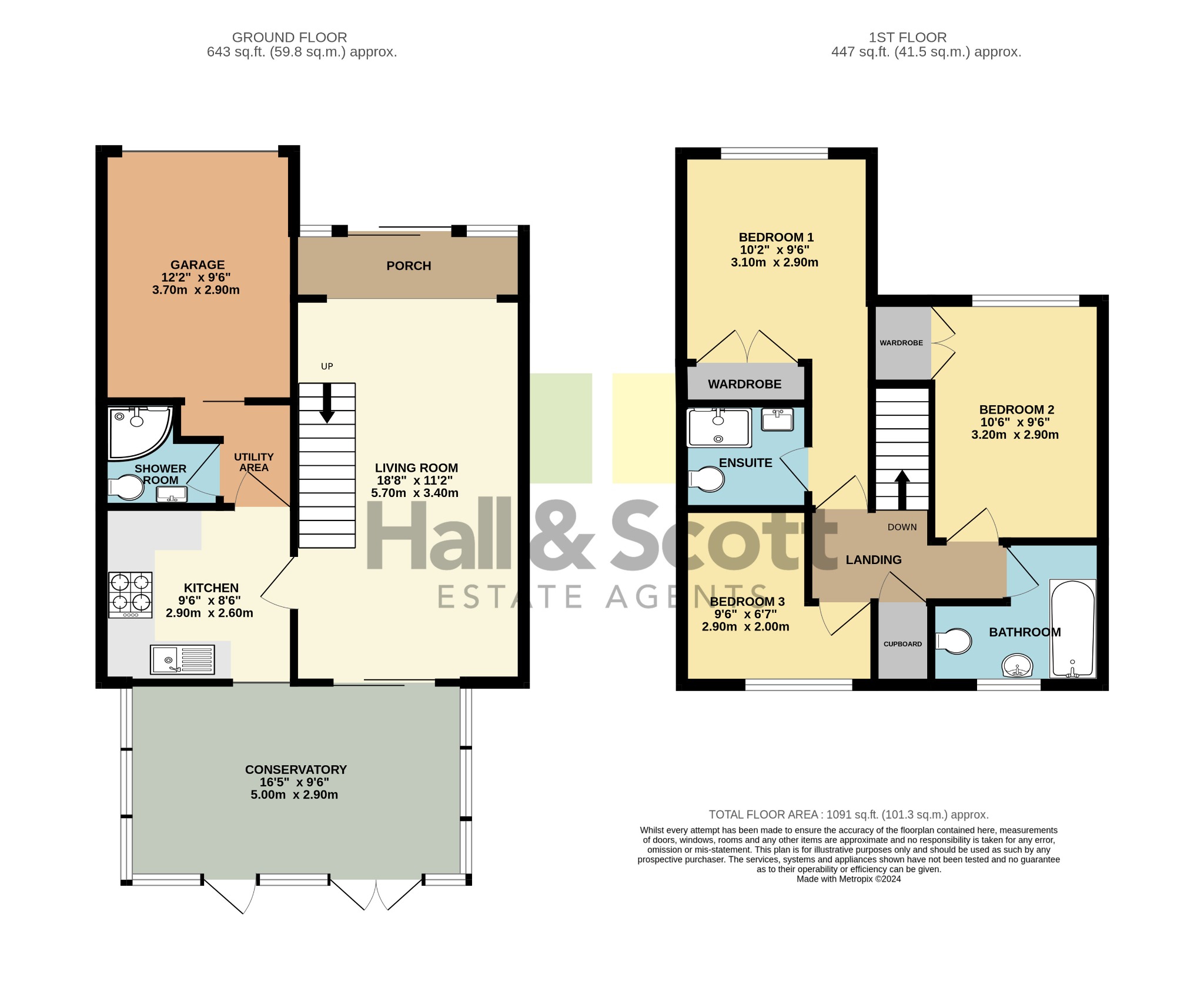 5 Franklea Close, Ottery St Mary floorplan