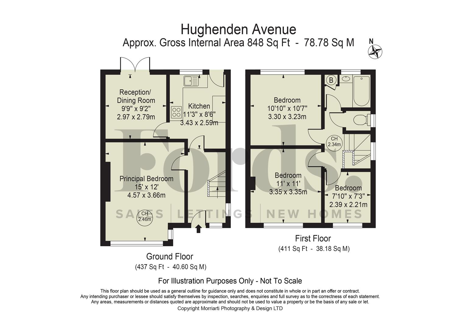 124, Hughenden Avenue, High Wycombe floorplan