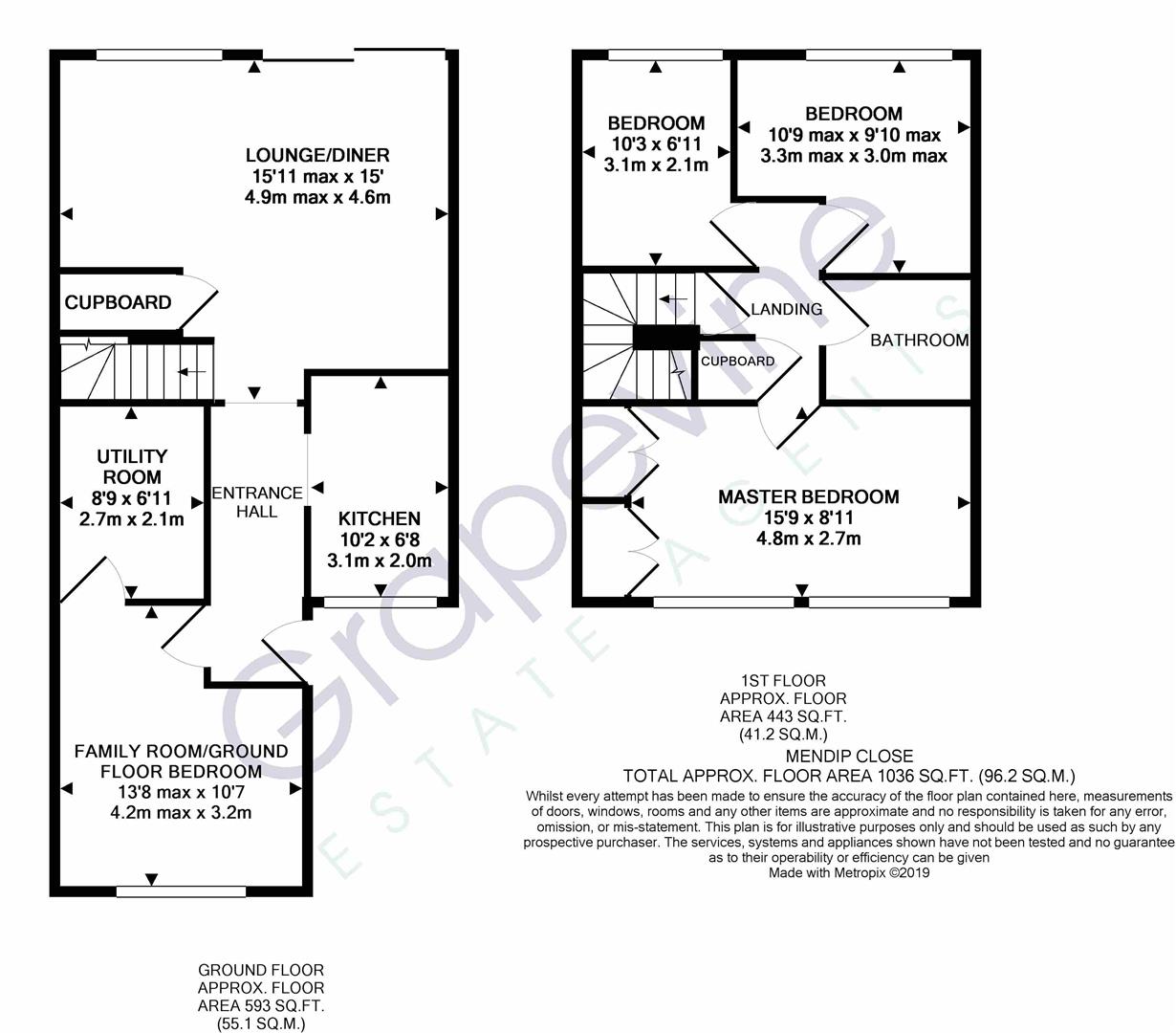 3 Bedrooms Terraced house for sale in Mendip Close, Charvil, Reading RG10