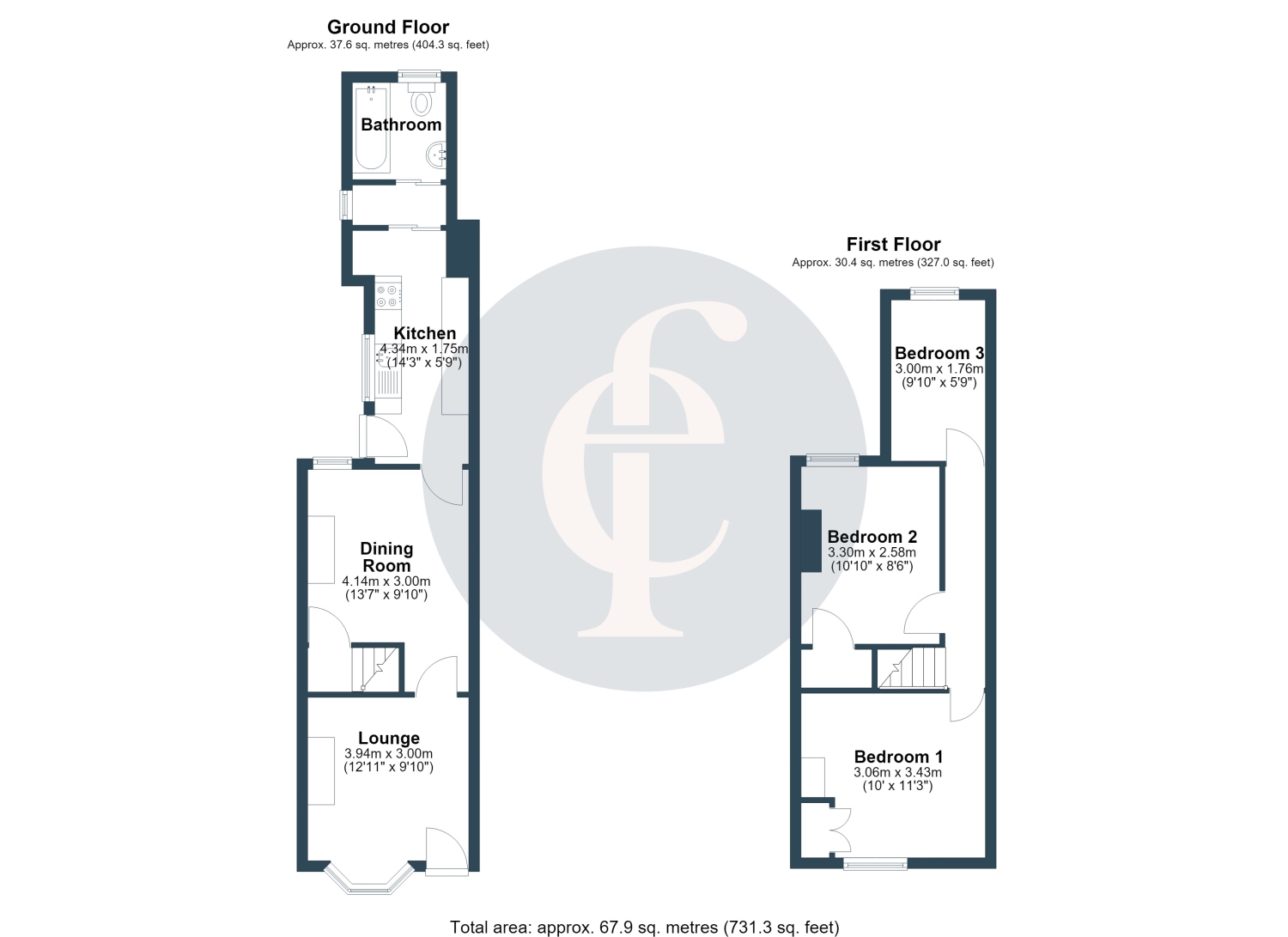 62, Clopton Road, Stratford-upon-Avon floorplan