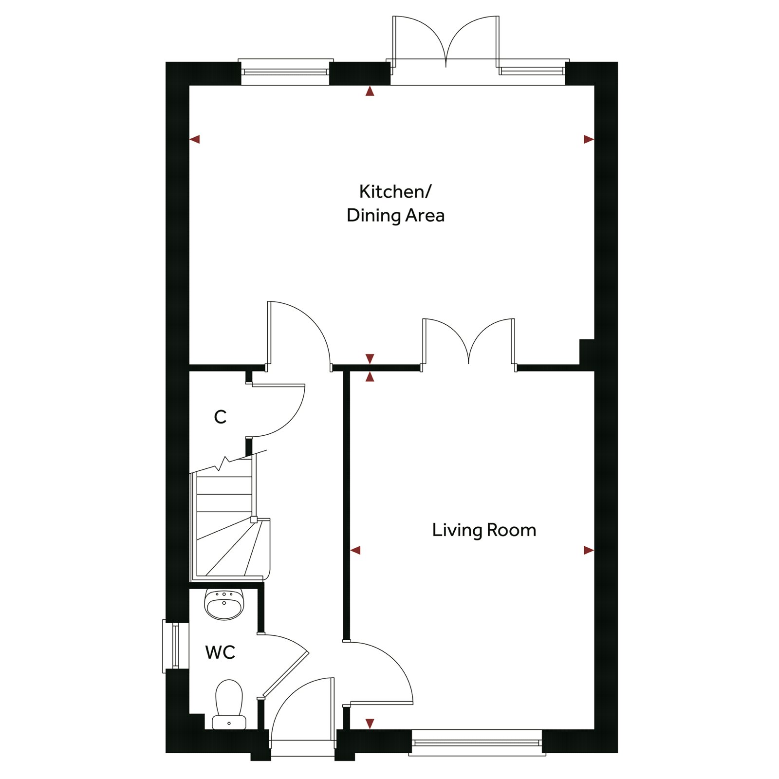 Off Dereham Road, Mattishall, Norfolk NR20, 3 bedroom semidetached