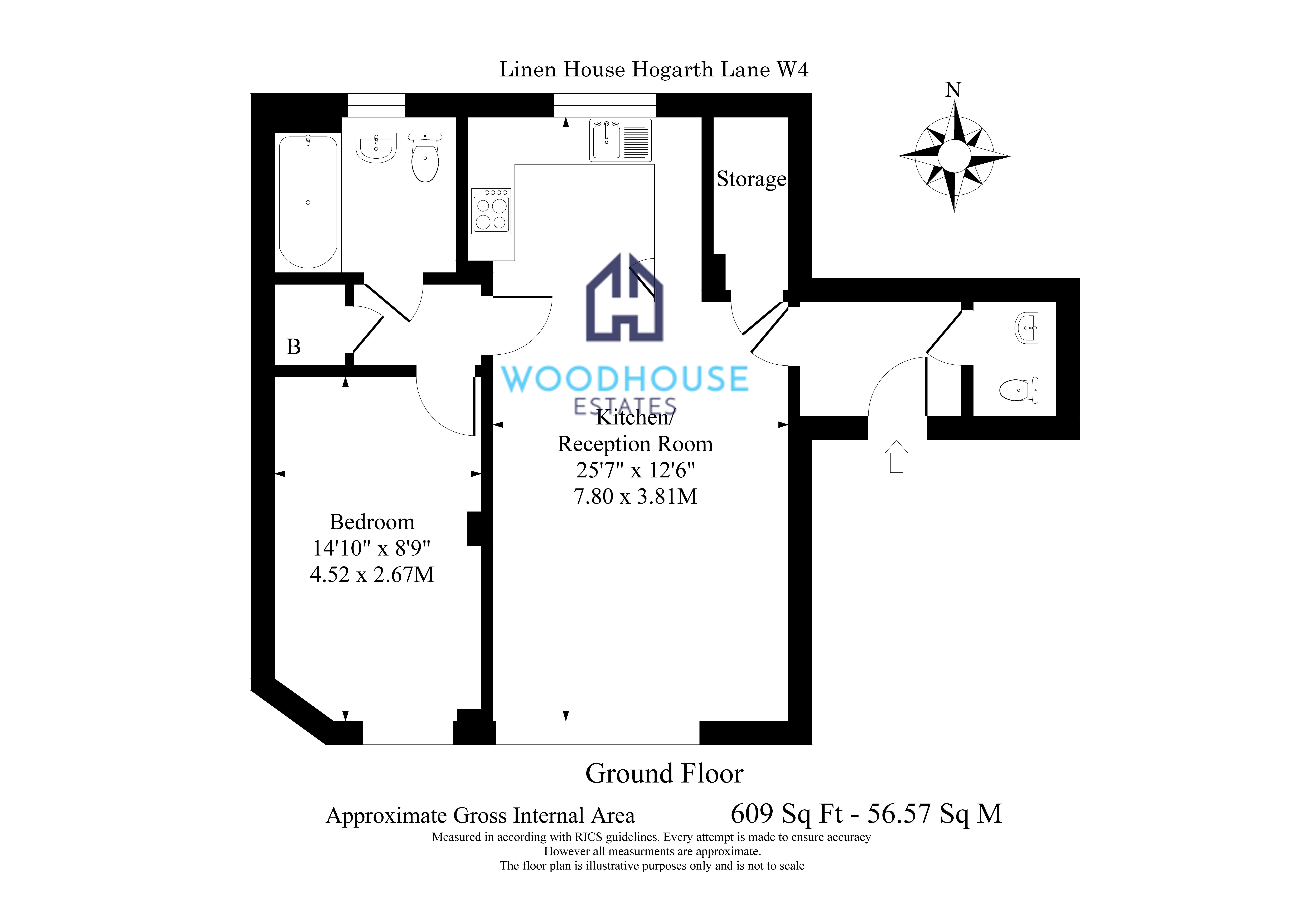 Hogarth Lane, London floorplan
