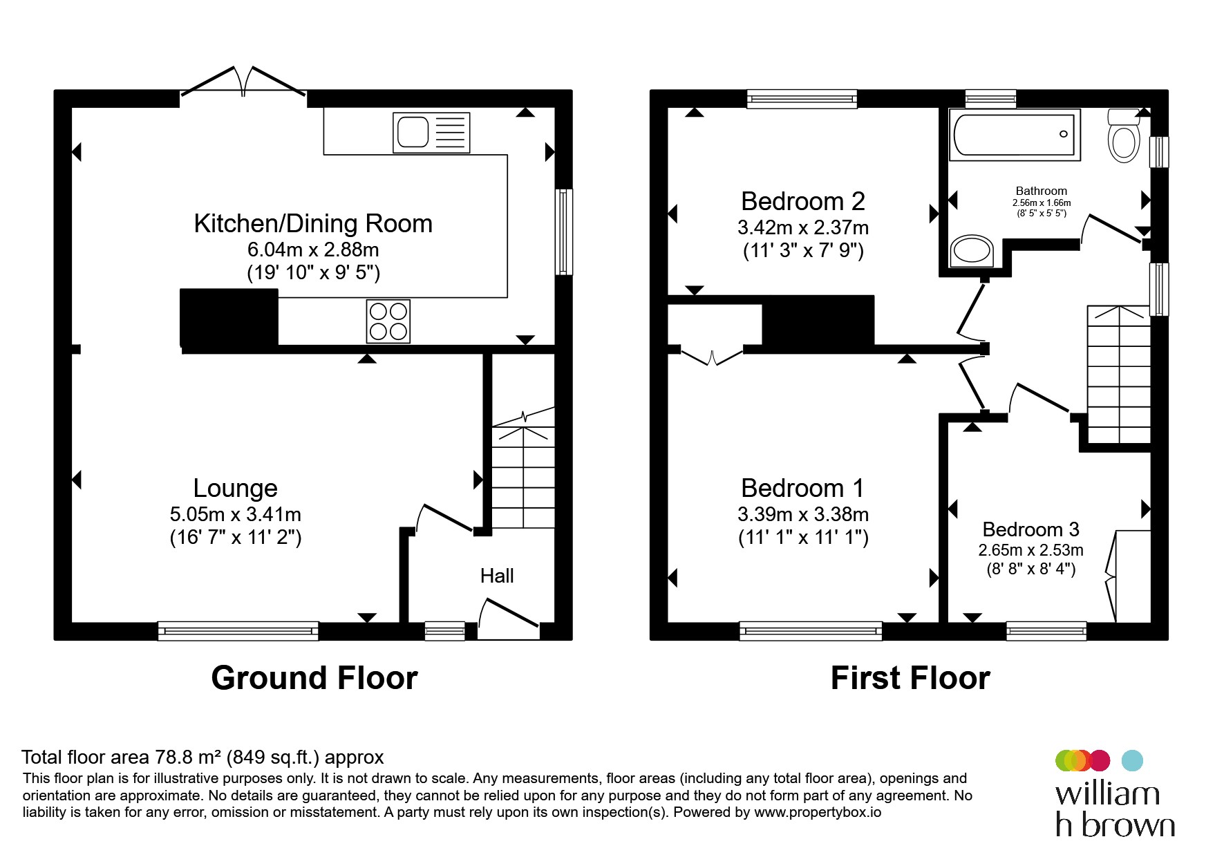 54, Shakespeare Avenue, Doncaster floorplan