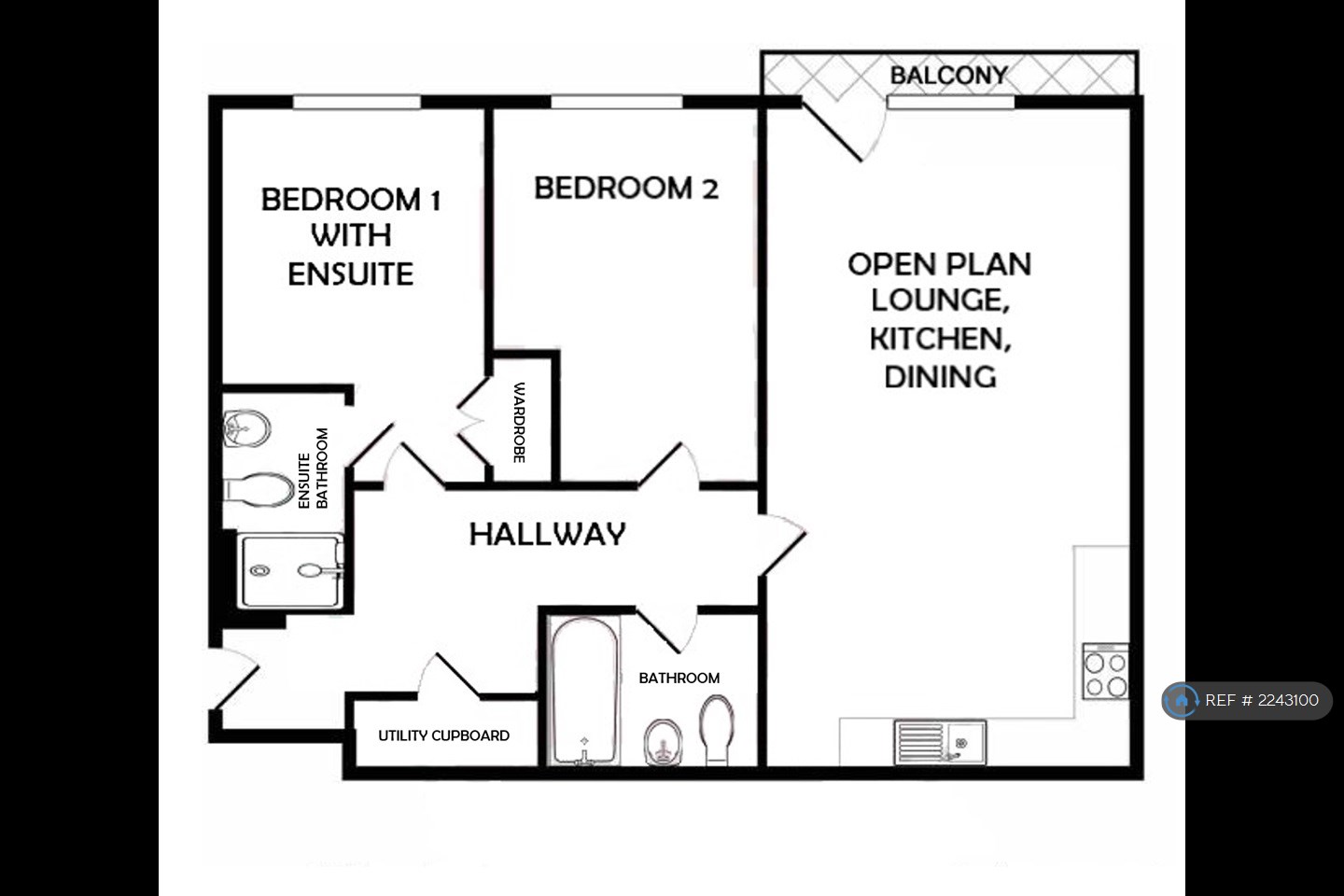 Beauchamp House, Coventry CV1, 2 bedroom flat to rent 68437774