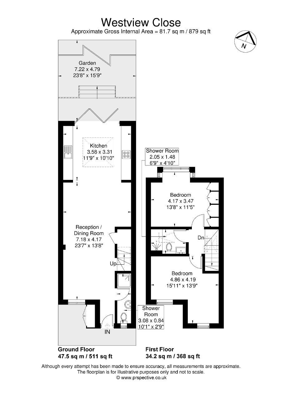 3, Westview Close, London floorplan