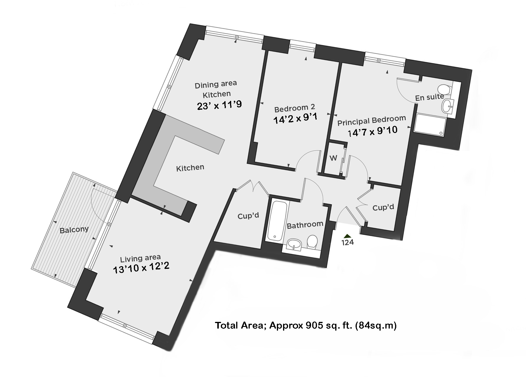 McGill House, Greenwich floorplan