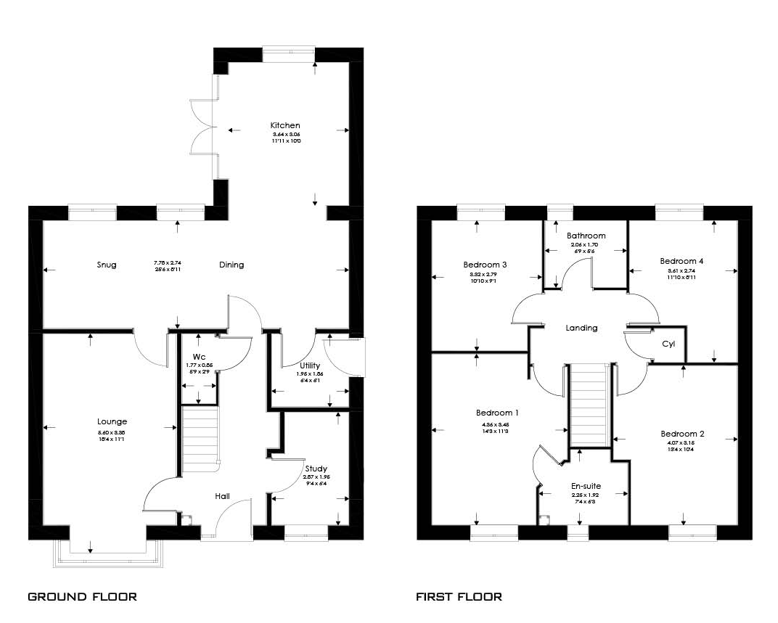 Plot 251 The Jasper Innovation, Lavender Way, Louth floorplan