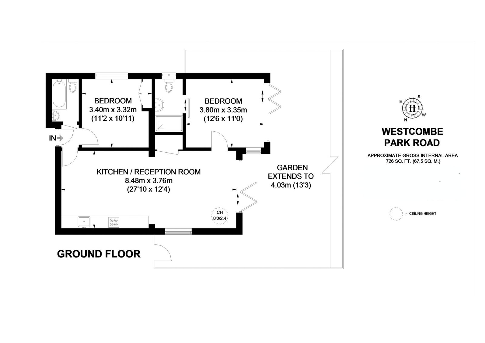 Westcombe Park Road, London floorplan
