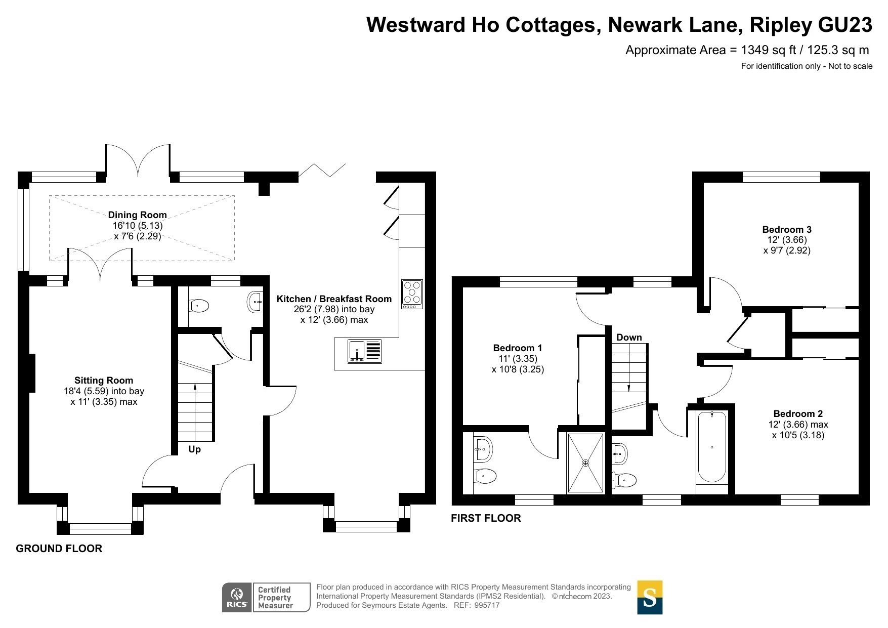 1 Westward Ho Cottages,, Newark Lane, Surrey floorplan