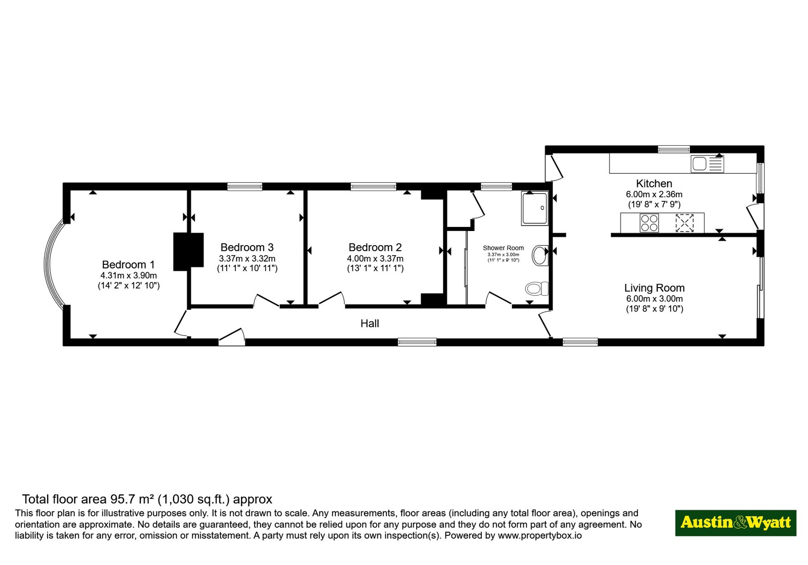 47, King Edward Avenue, Hampshire floorplan