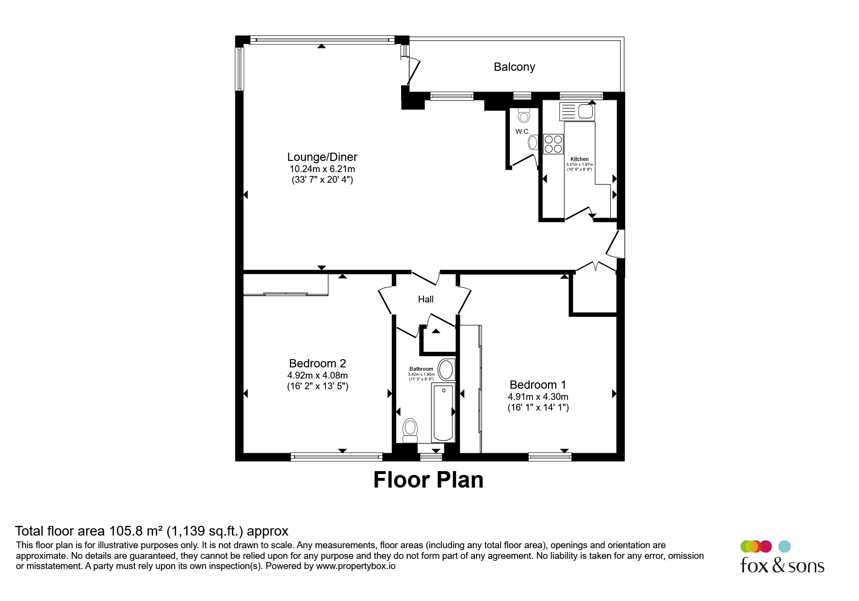 D5, Marine Gate, Brighton floorplan