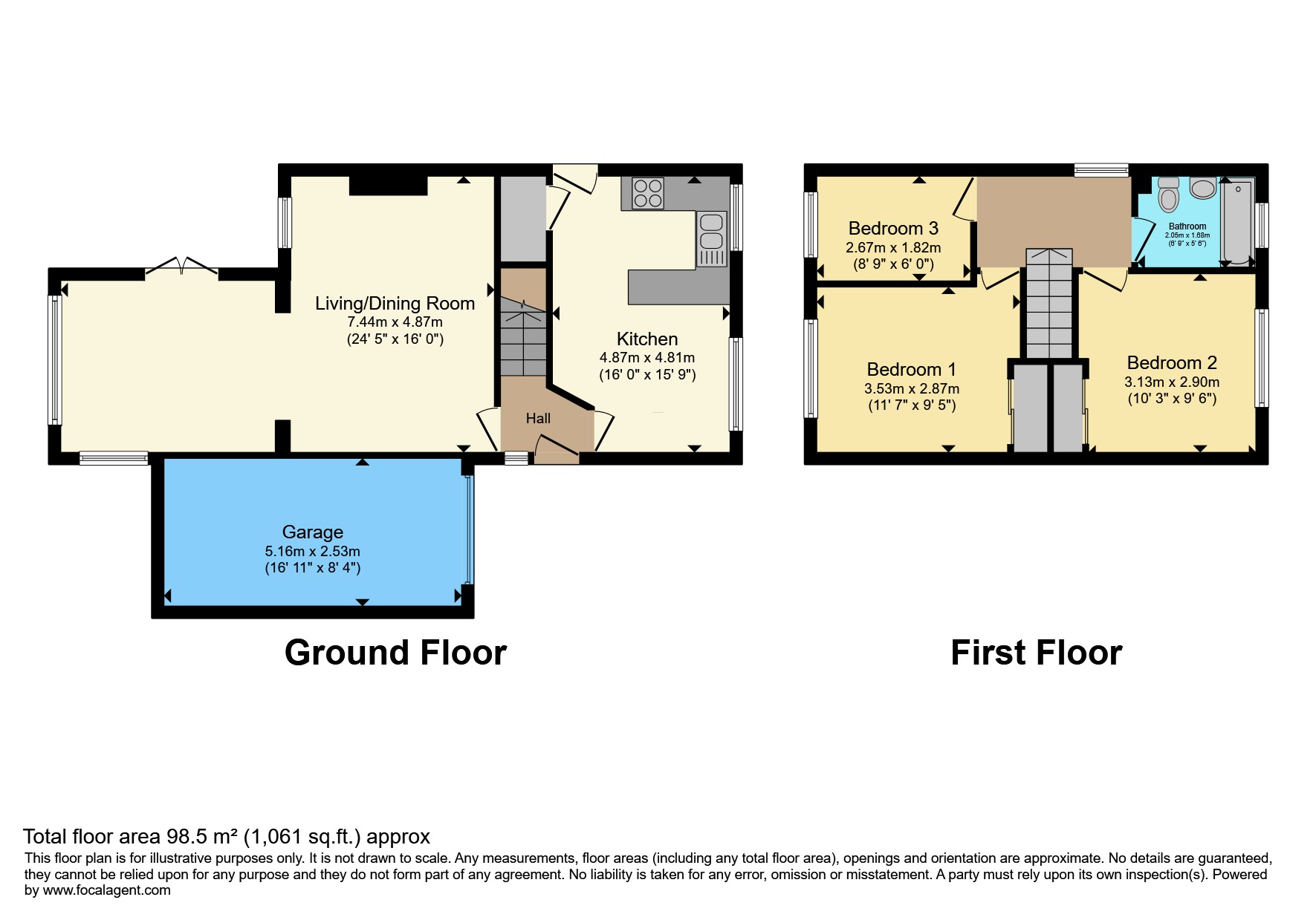 15, Longmead Road, Paignton floorplan