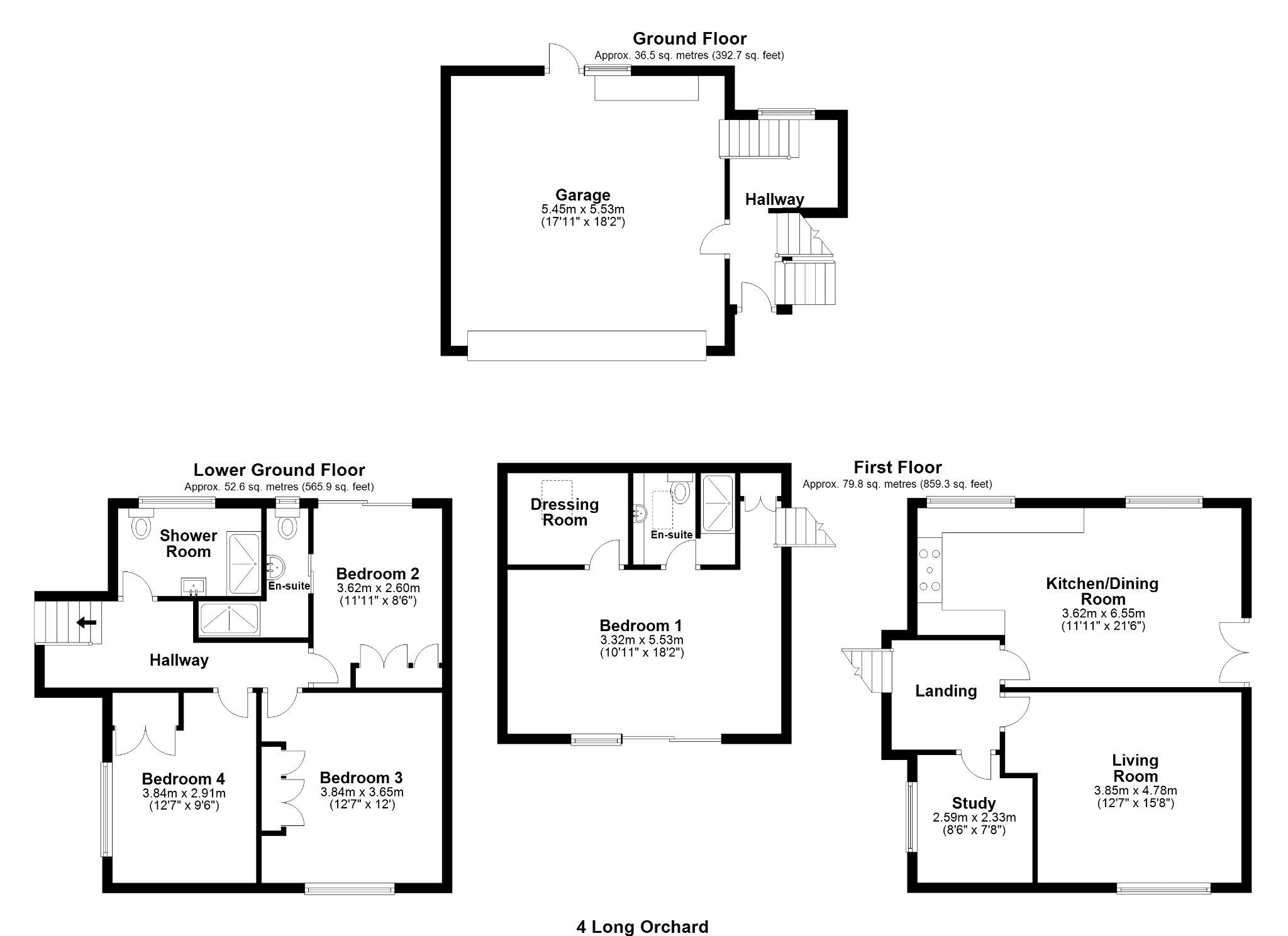 4 Long Orchard, Lockeridge Road, Yelverton floorplan