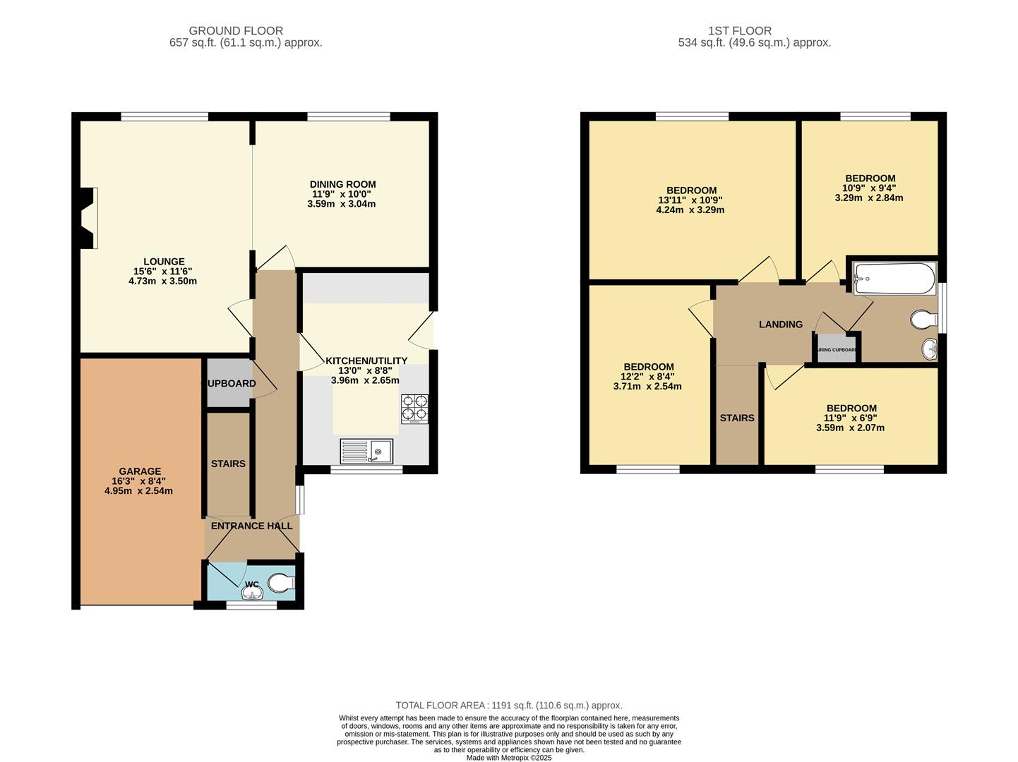13, Deepweir Gardens, Caldicot floorplan