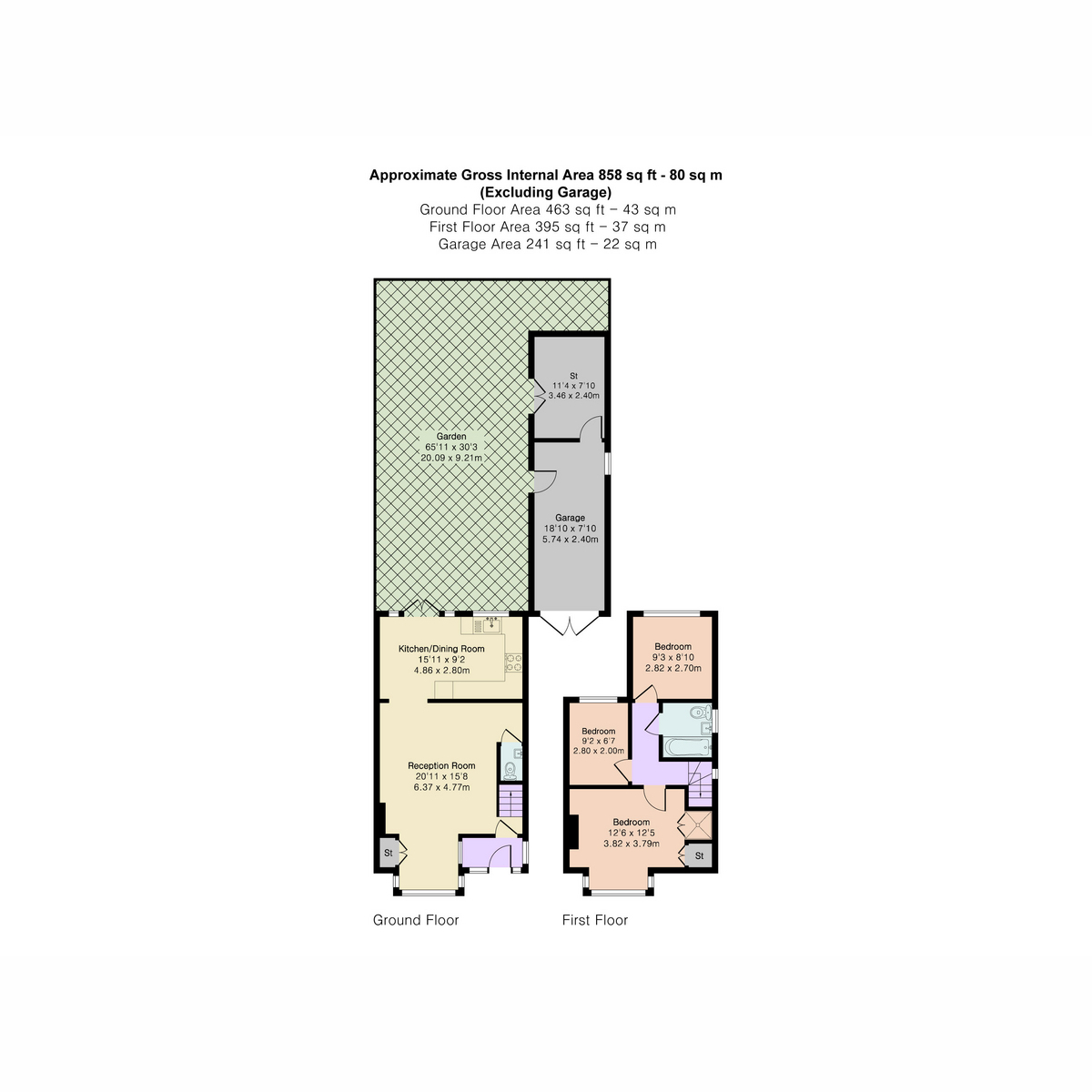 12, Skylark Road, Denham floorplan