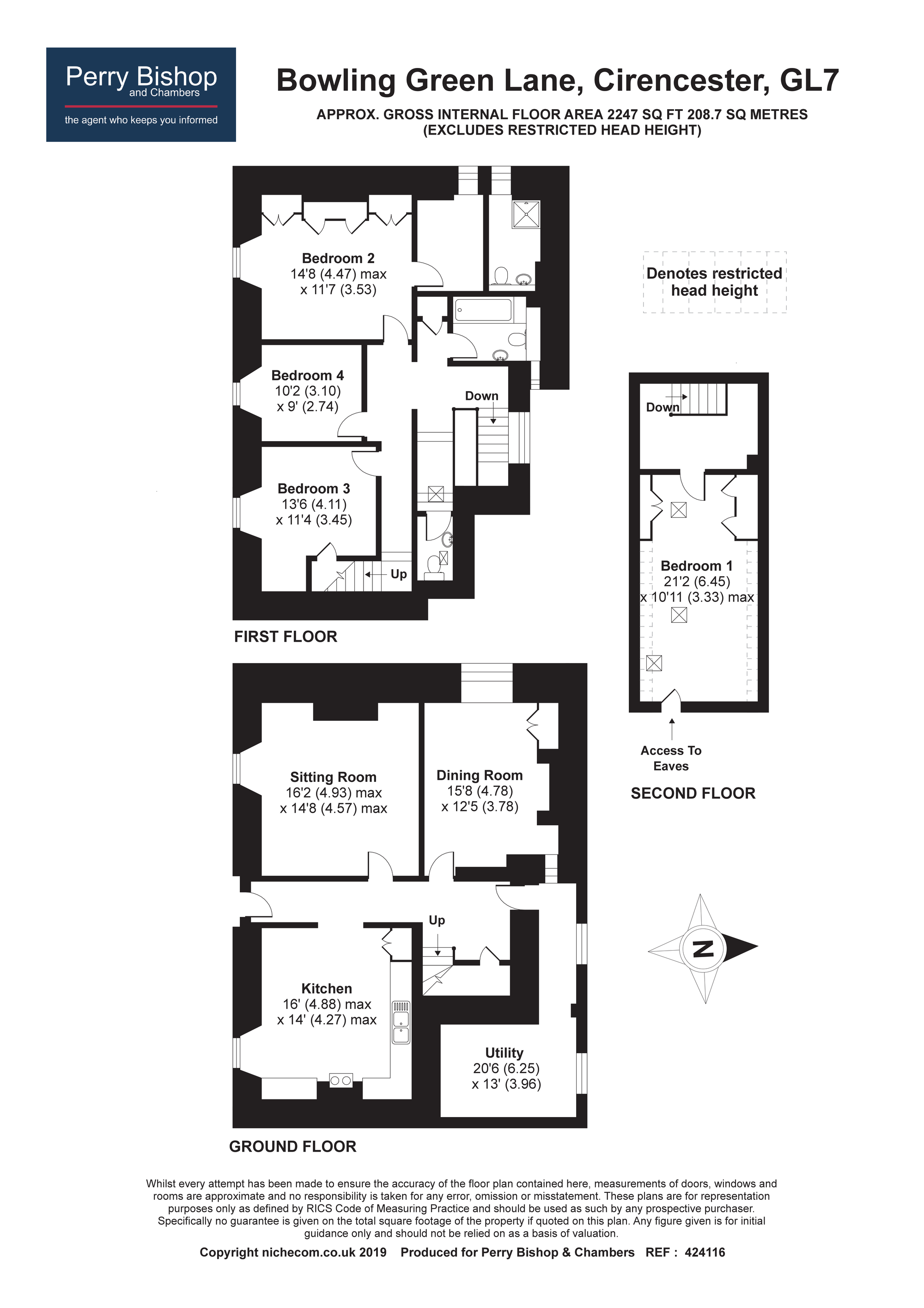 4 Bedrooms  for sale in Bowling Green Lane, Cirencester GL7