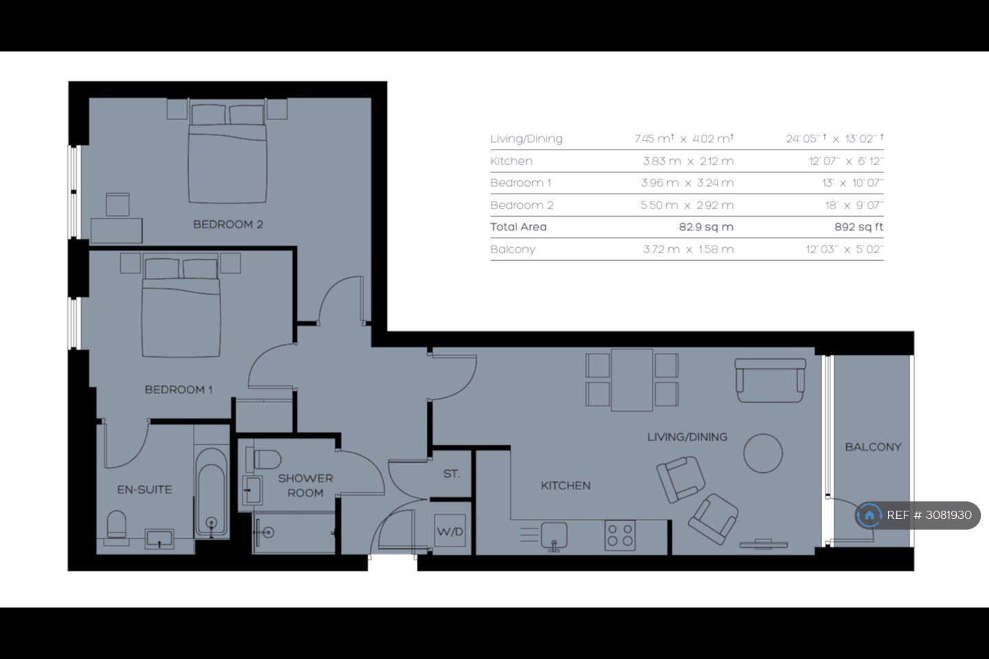 Lakeside Drive Park Royal, London floorplan