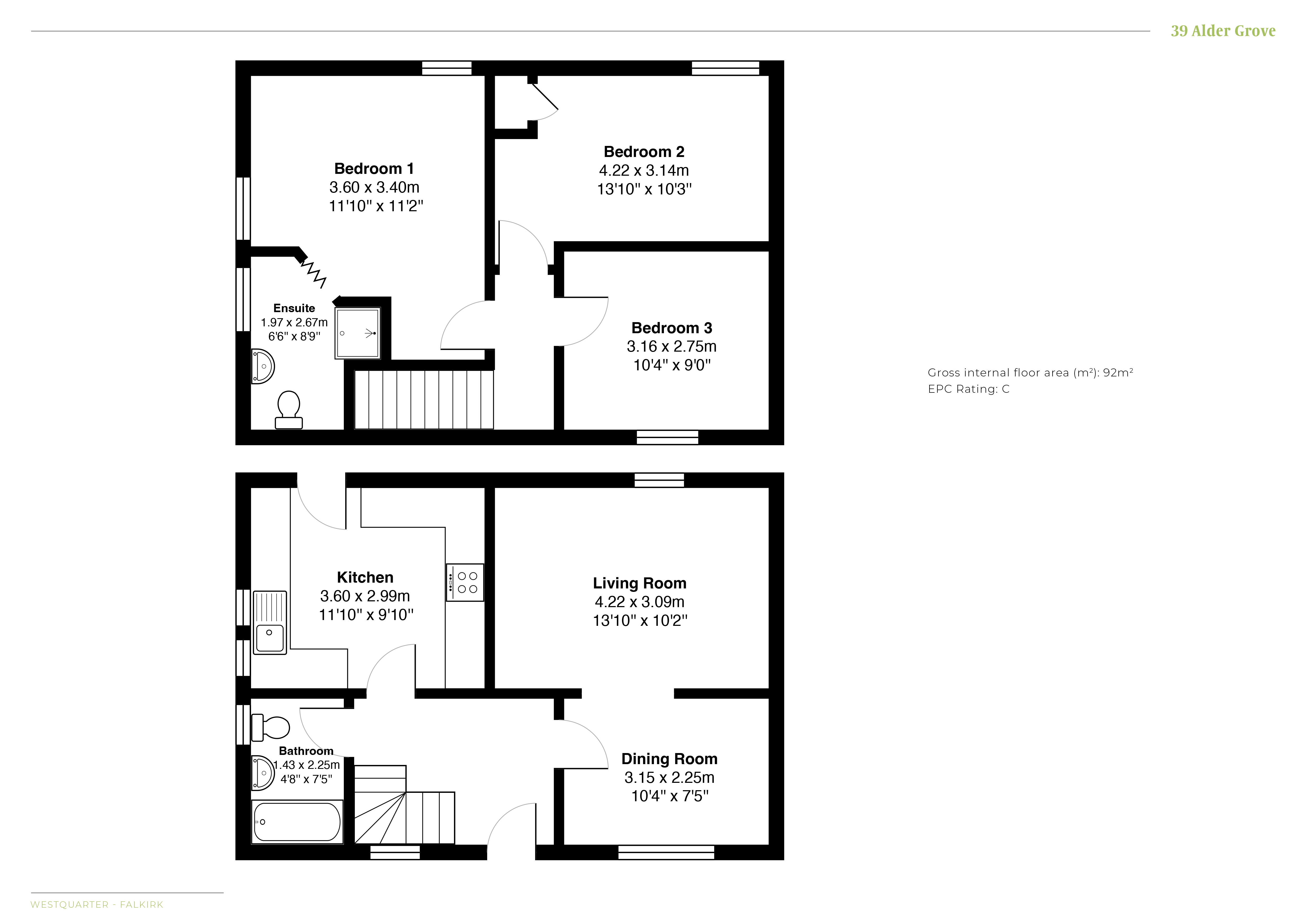 Alder Grove, Falkirk floorplan