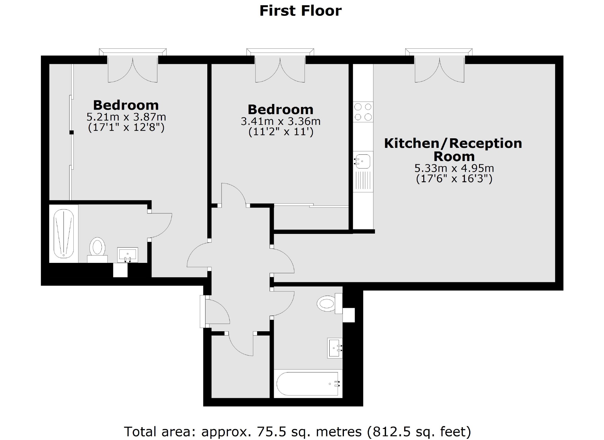 Flat 109, Ivory House, Clove Hitch Quay, London floorplan