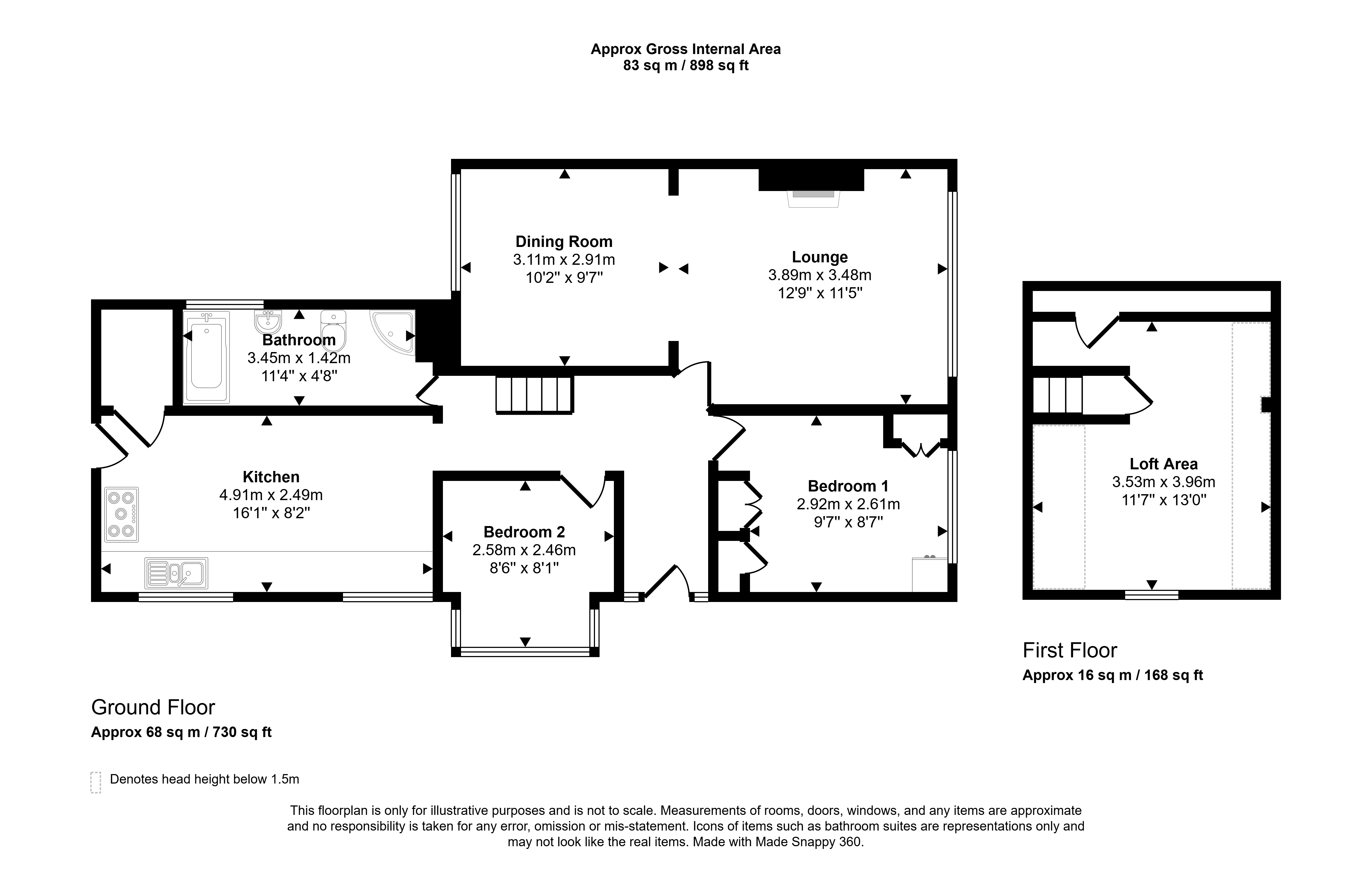 117, Whitton Road, Stockton-on-Tees floorplan