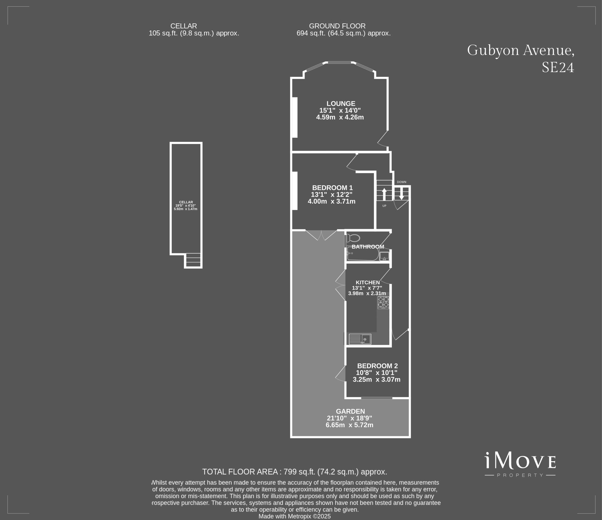 Gff, 9 Gubyon Avenue,, Herne Hill, London floorplan
