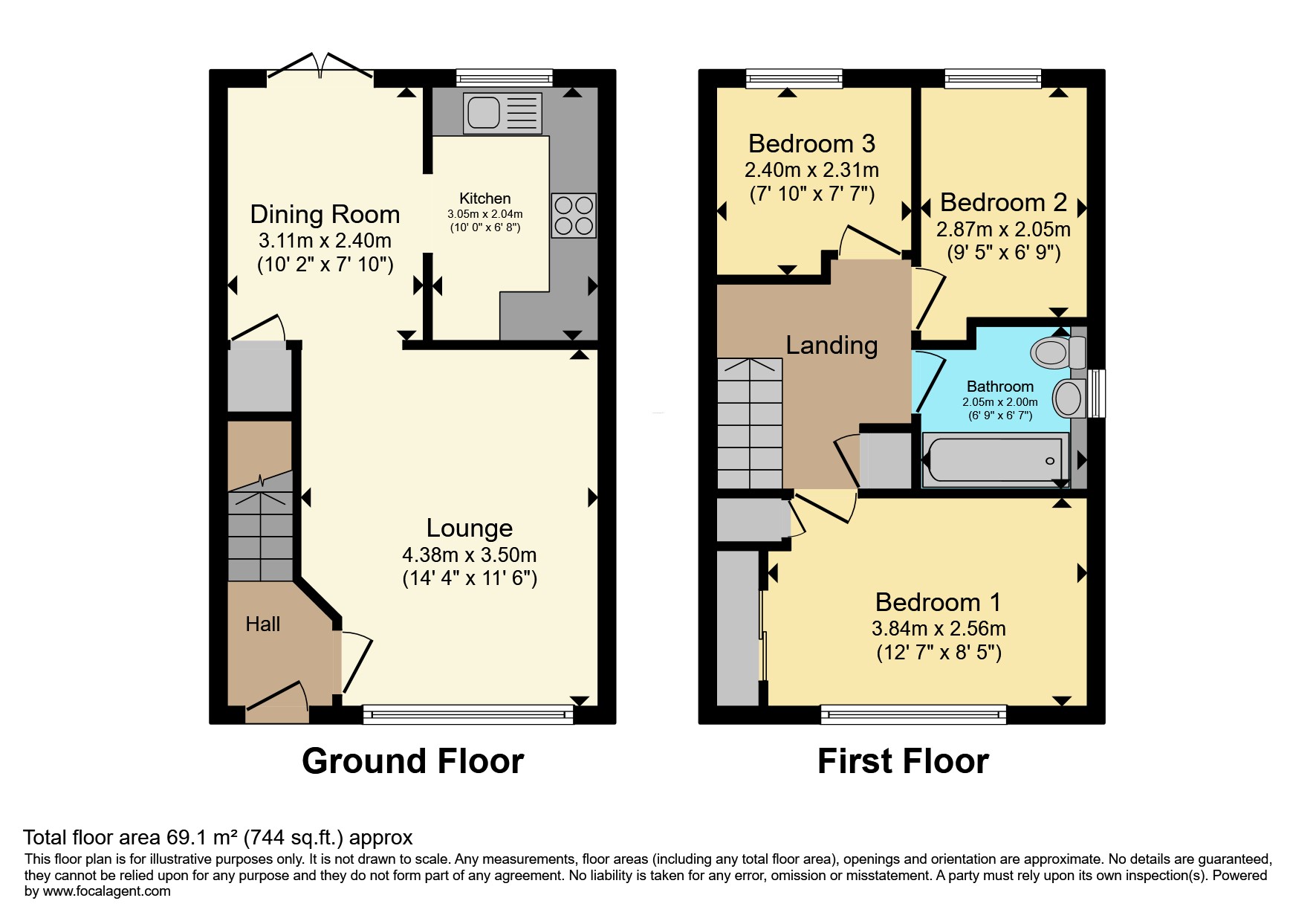 15, Killoch Way, Paisley floorplan