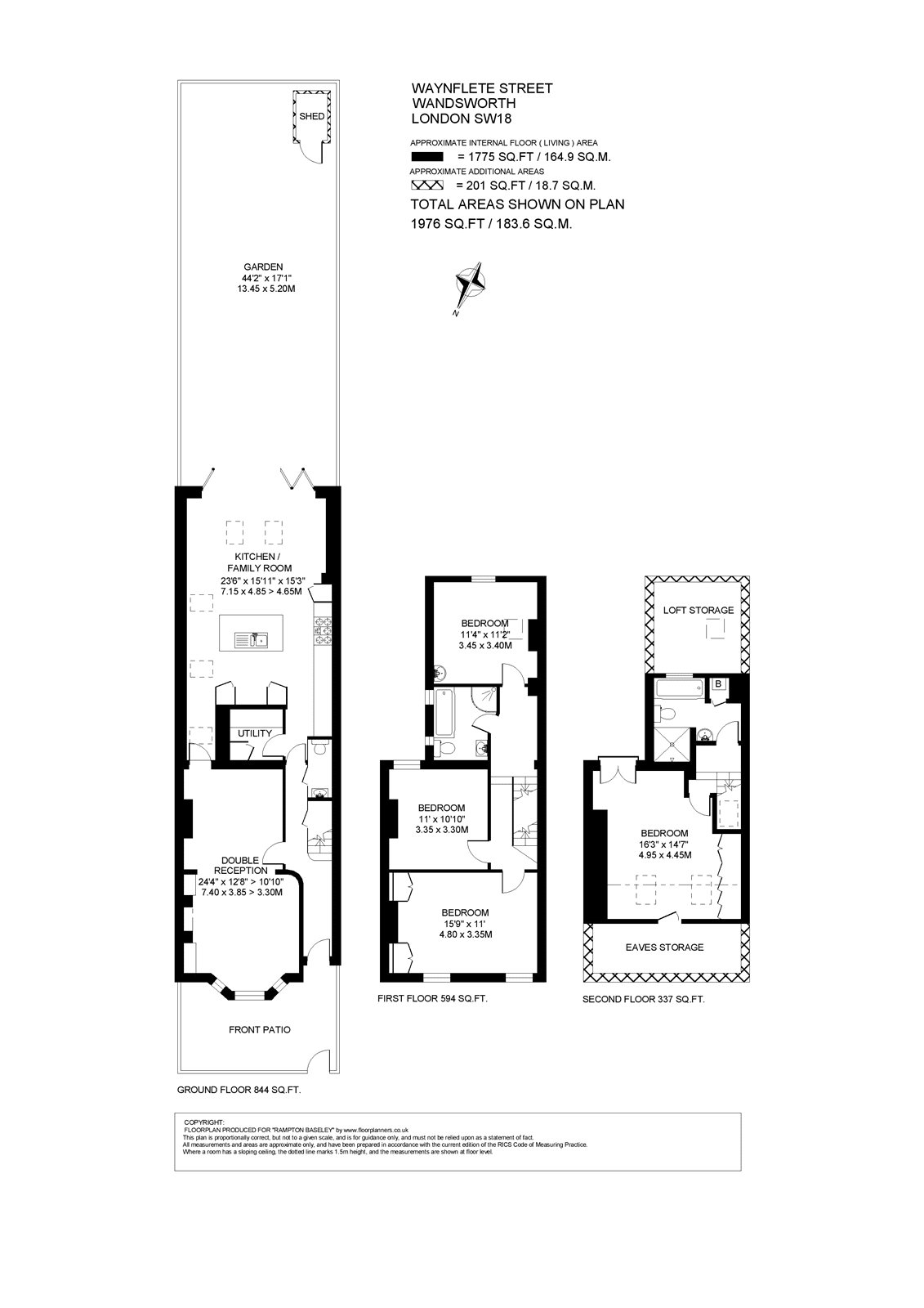 8, Waynflete Street, London floorplan