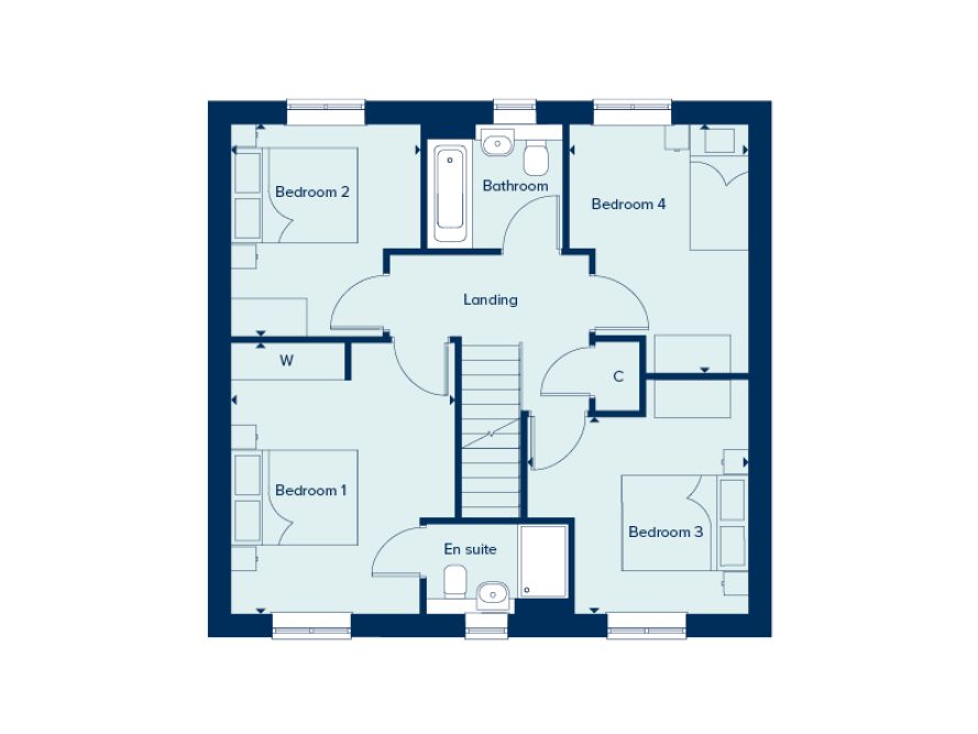 164, Heart Of England Way, Nuneaton floorplan