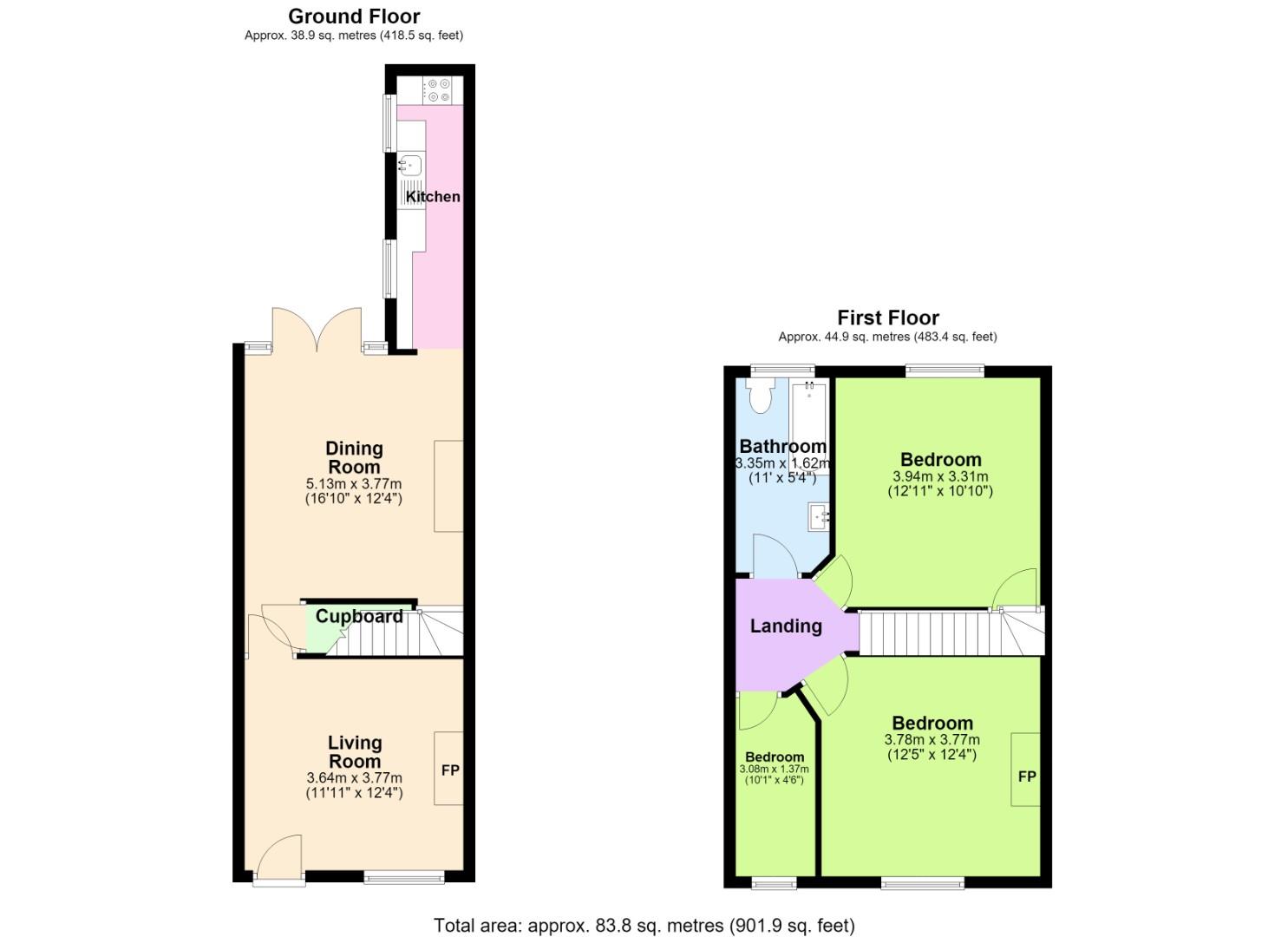 5, Wilford Crescent, Nottingham floorplan