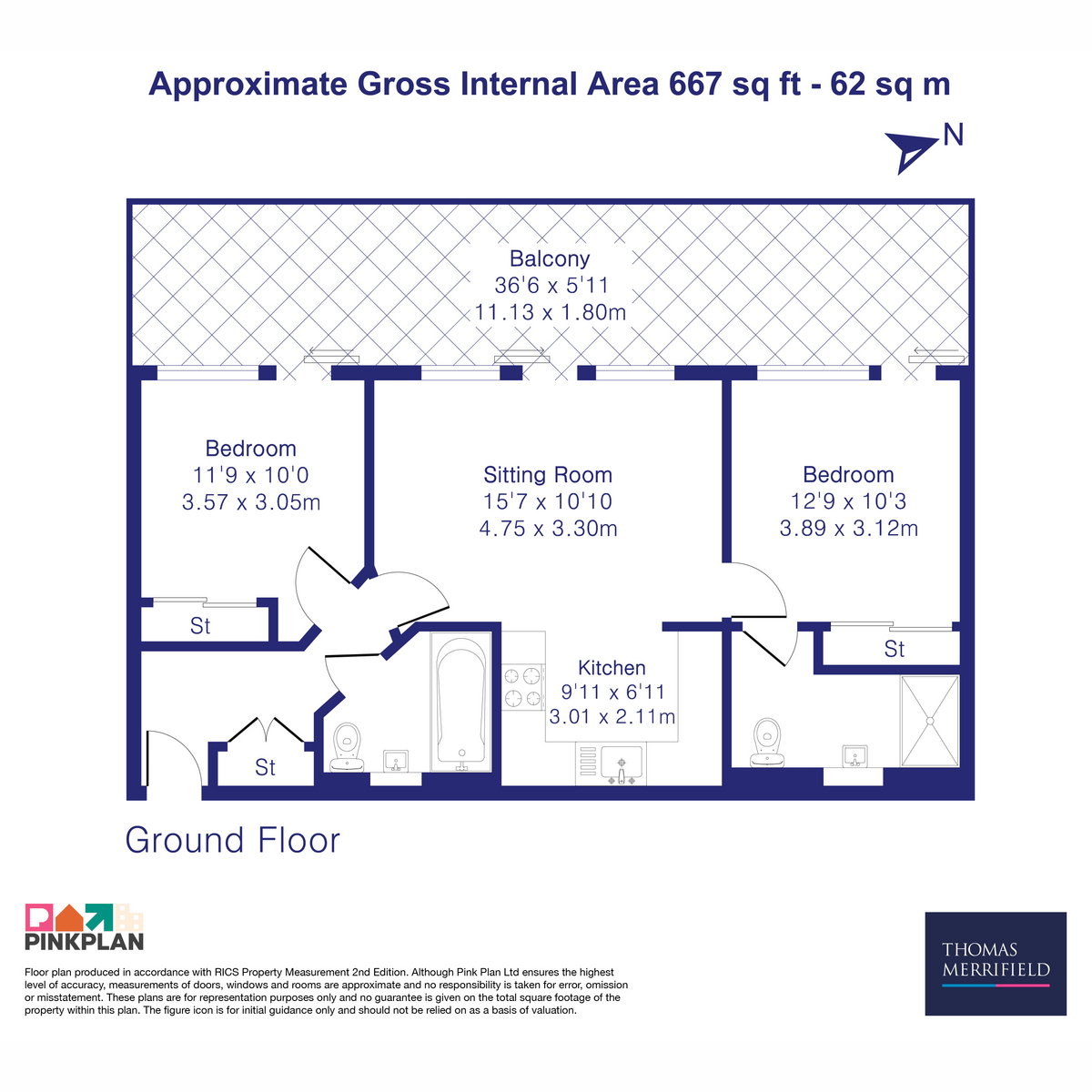The Old Gaol, Abingdon floorplan