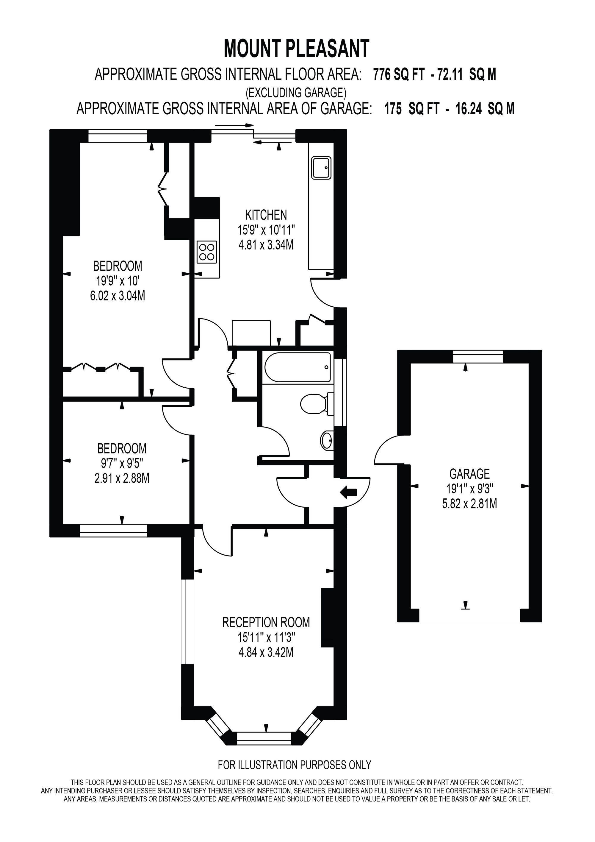 8 Mount Pleasant, Epsom floorplan