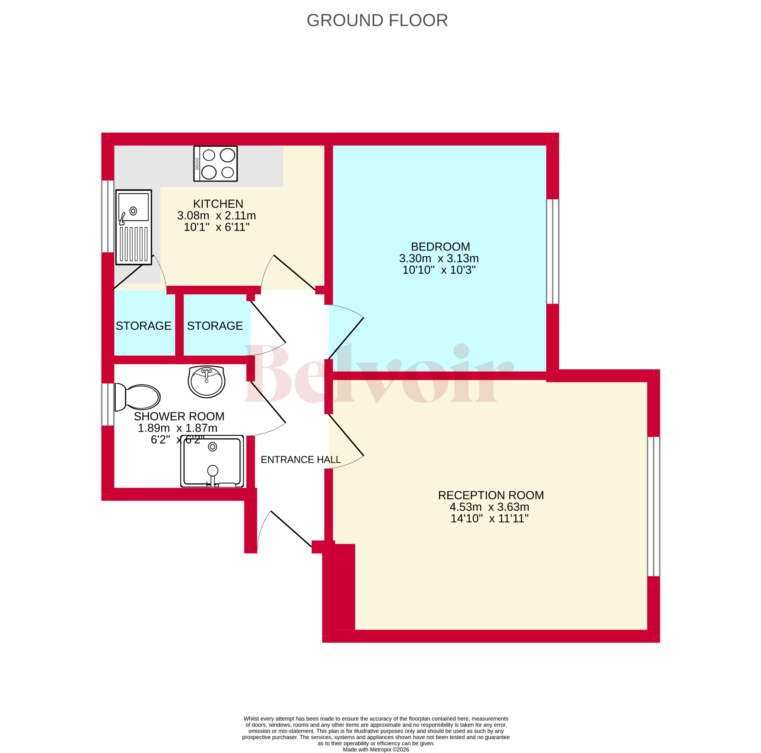 274, Holyhead Road, Wednesbury floorplan