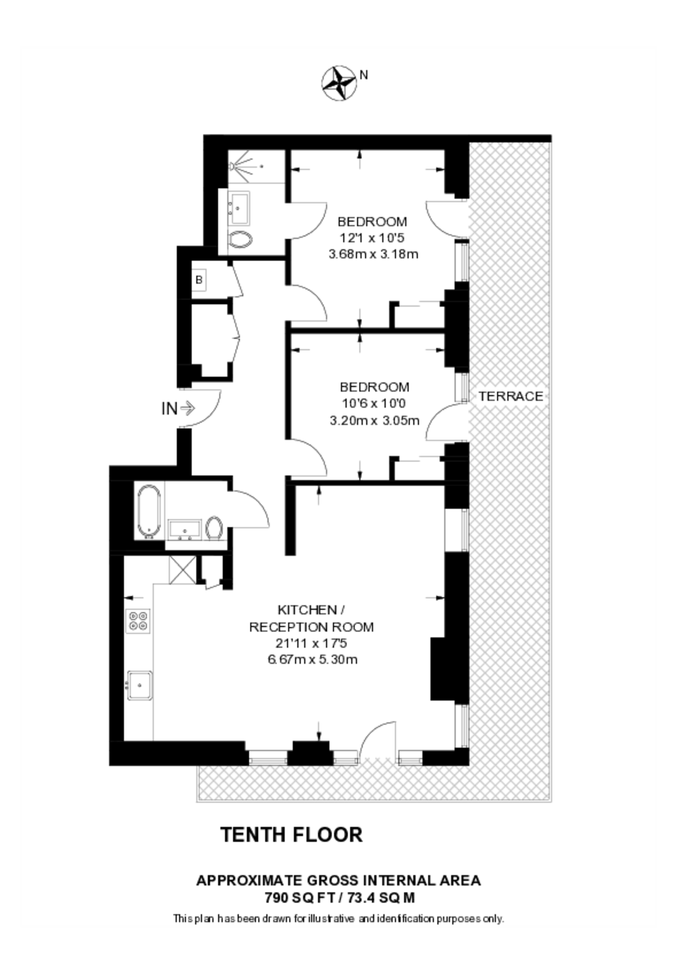 Graphite Point, 36 Palmers Road, London, E2 0FS, Bethnal Green floorplan