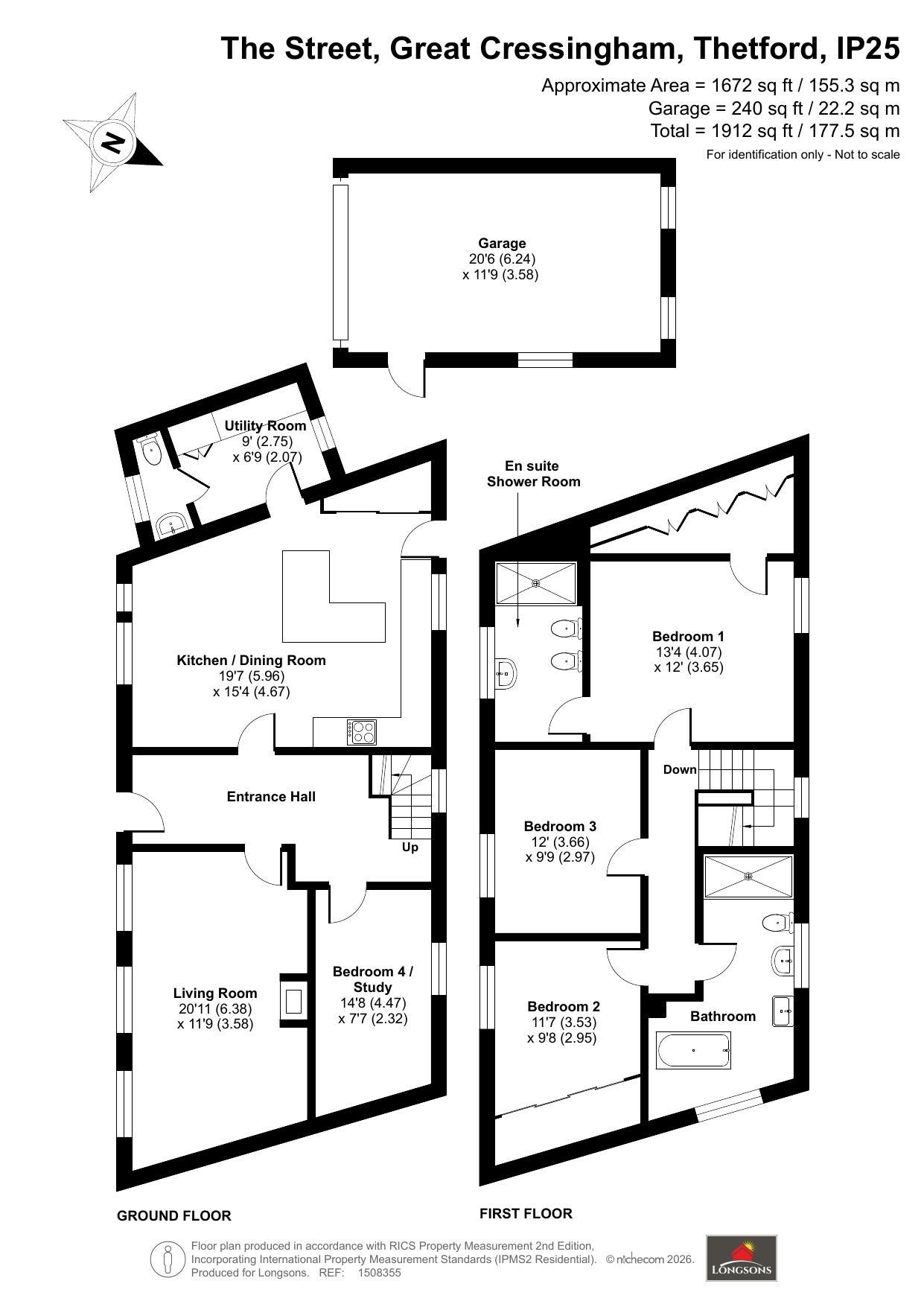 Rosedene, The Street, Thetford floorplan